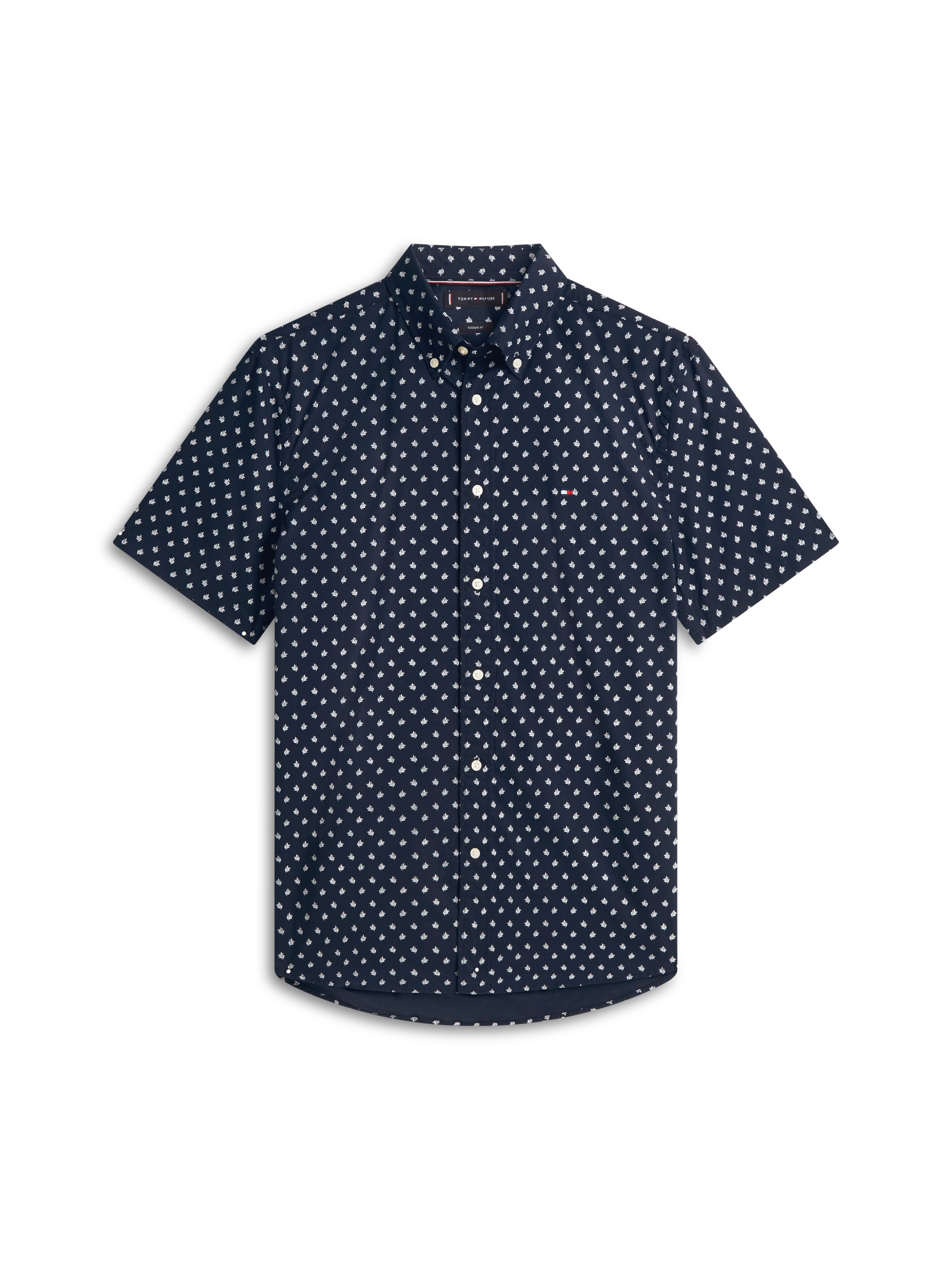 Tommy Hilfiger Kurzarmhemd »FLEX POPLIN PRINT Regular Fit«