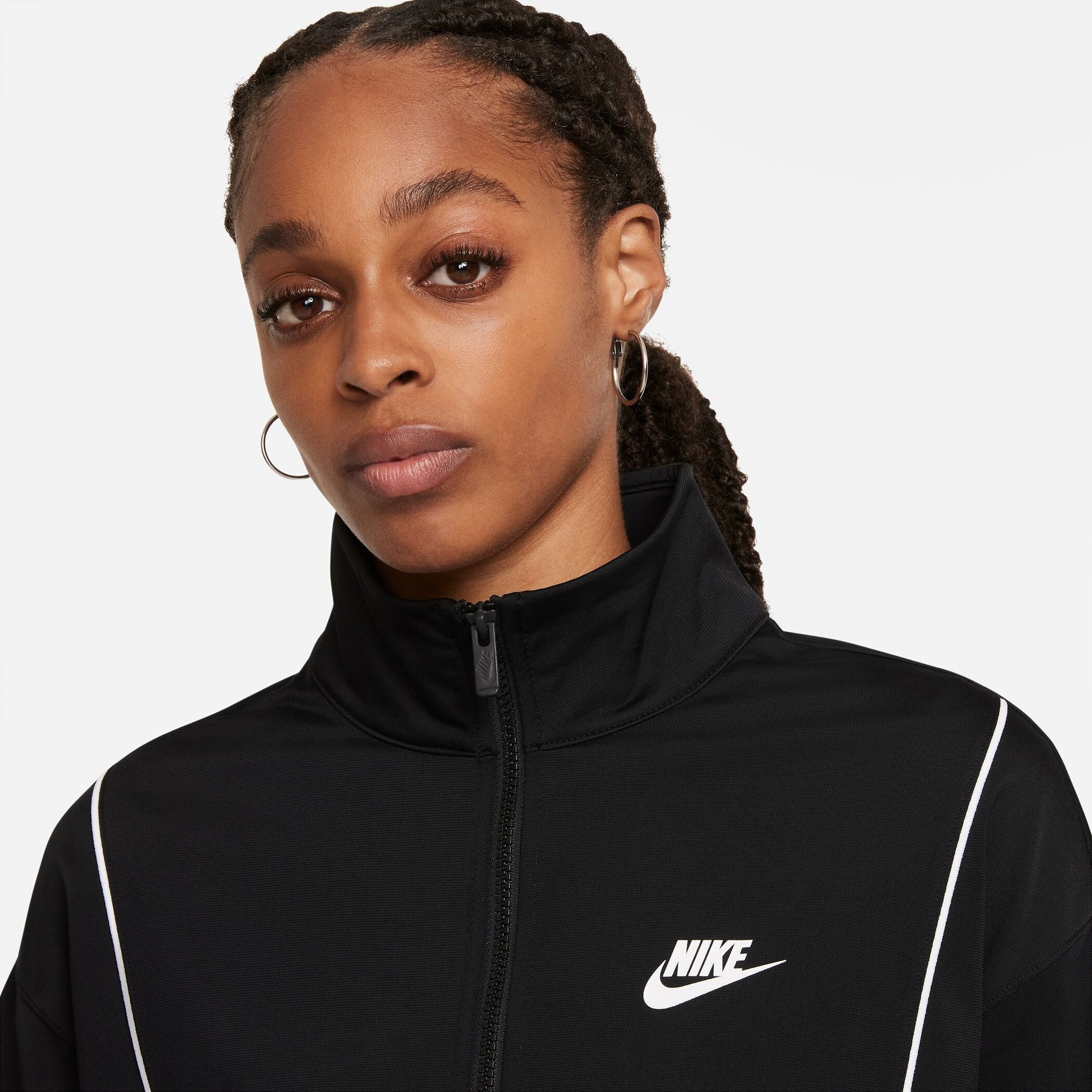 Nike Sportswear Trainingsanzug »Women's Fitted Track Suit«, (Set, 2 tlg.), Bequemer Basic Damen Sportanzug