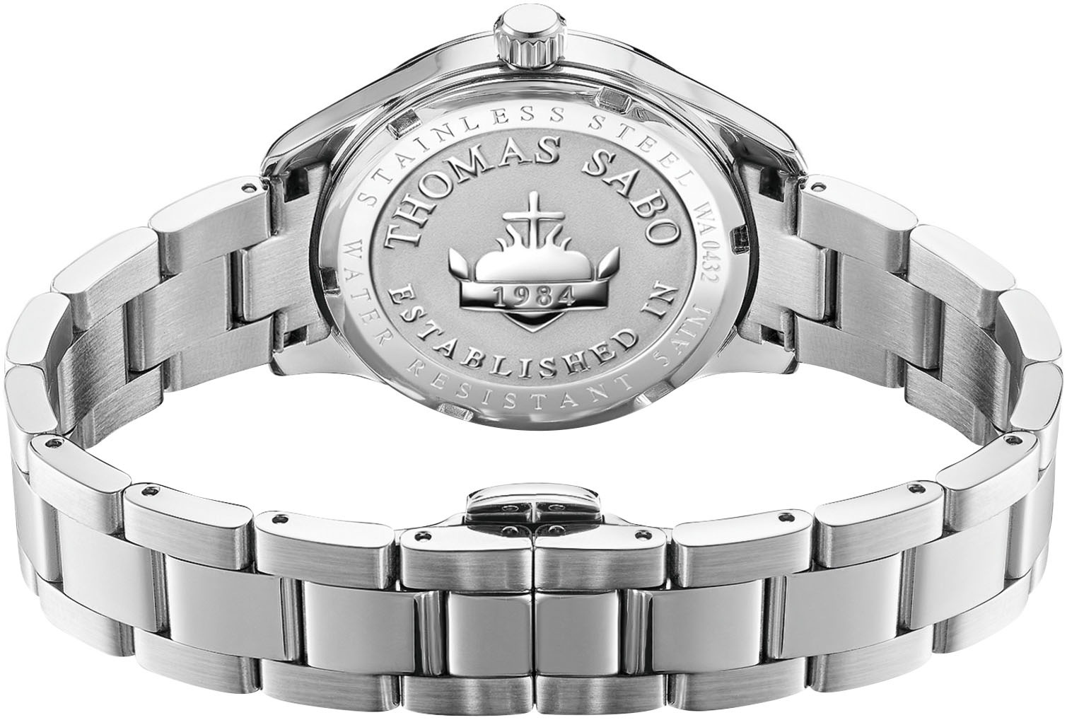 THOMAS SABO Quarzuhr »BUTTERFLIES«, Armbanduhr, Damenuhr, Edelstahlarmband, analog