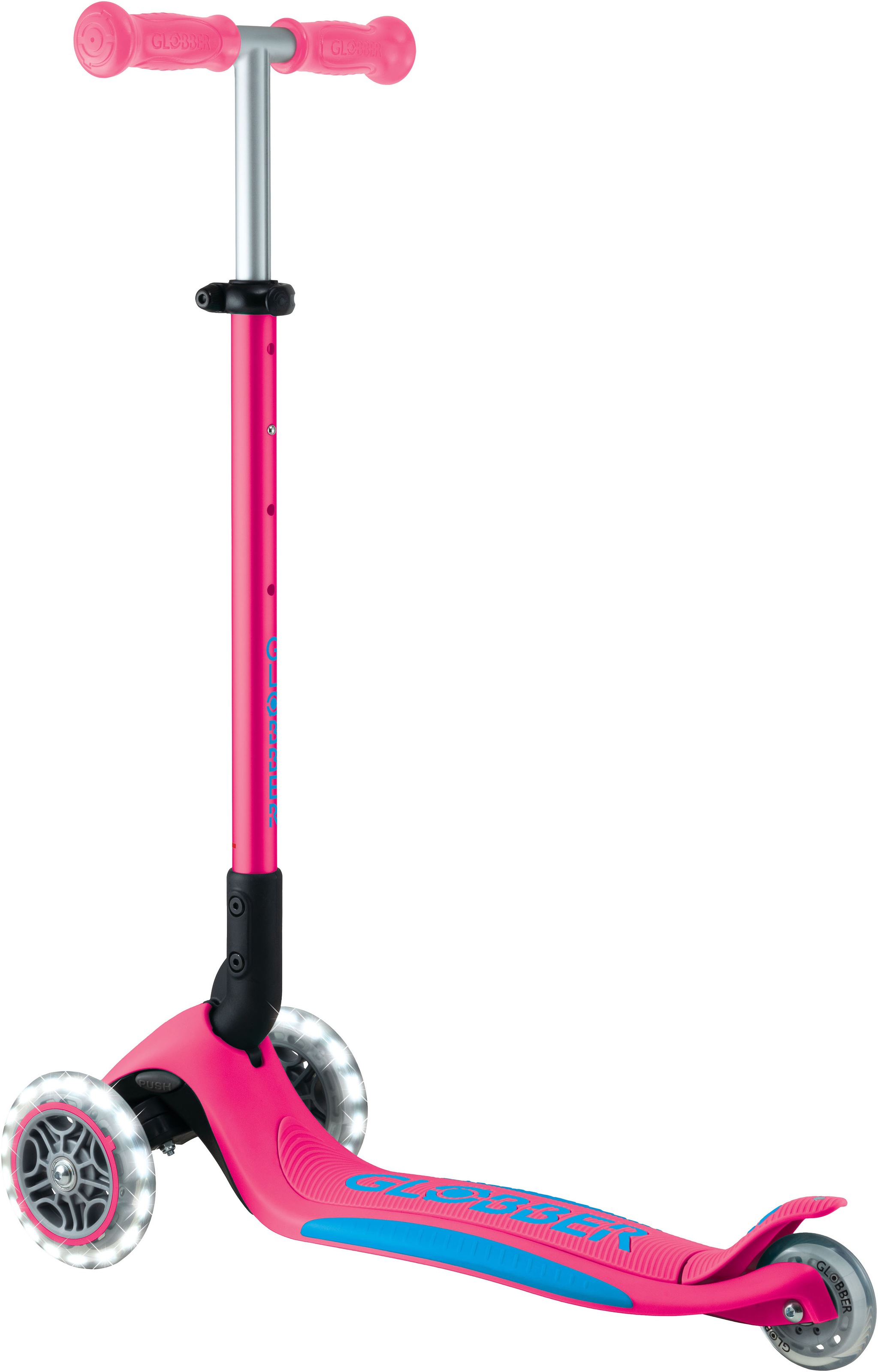 Globber Tretroller »GLOBBER ELITE LIGHTS, mit Leuchtrollen«