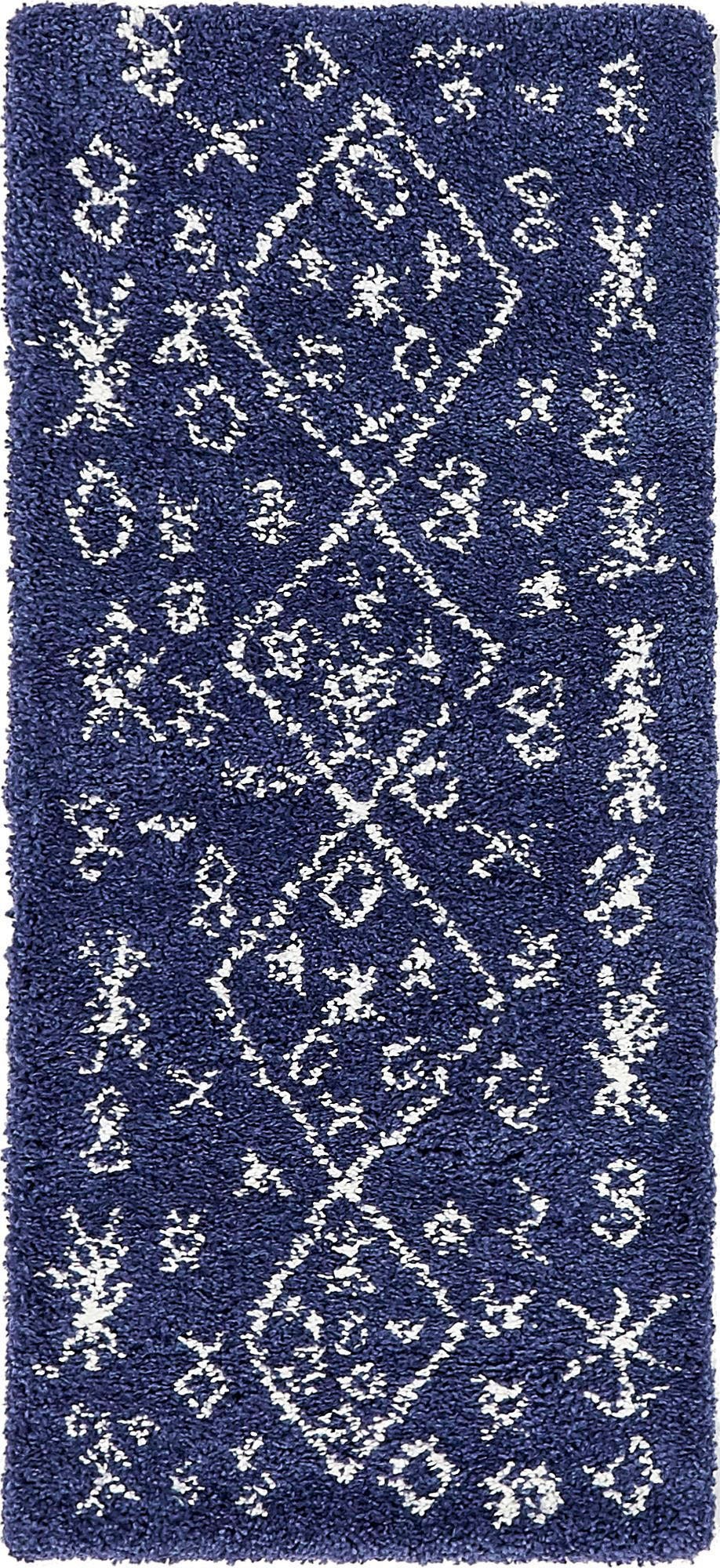 Myflair Möbel & Accessoires Hochflor-Läufer »Temara Shag, LAGERRÄUMUNG!« rechteckig 51 mm Höhe Teppich-Läufer, gewebt, Scandi Design, ideal im Flur & Schlafzimmer