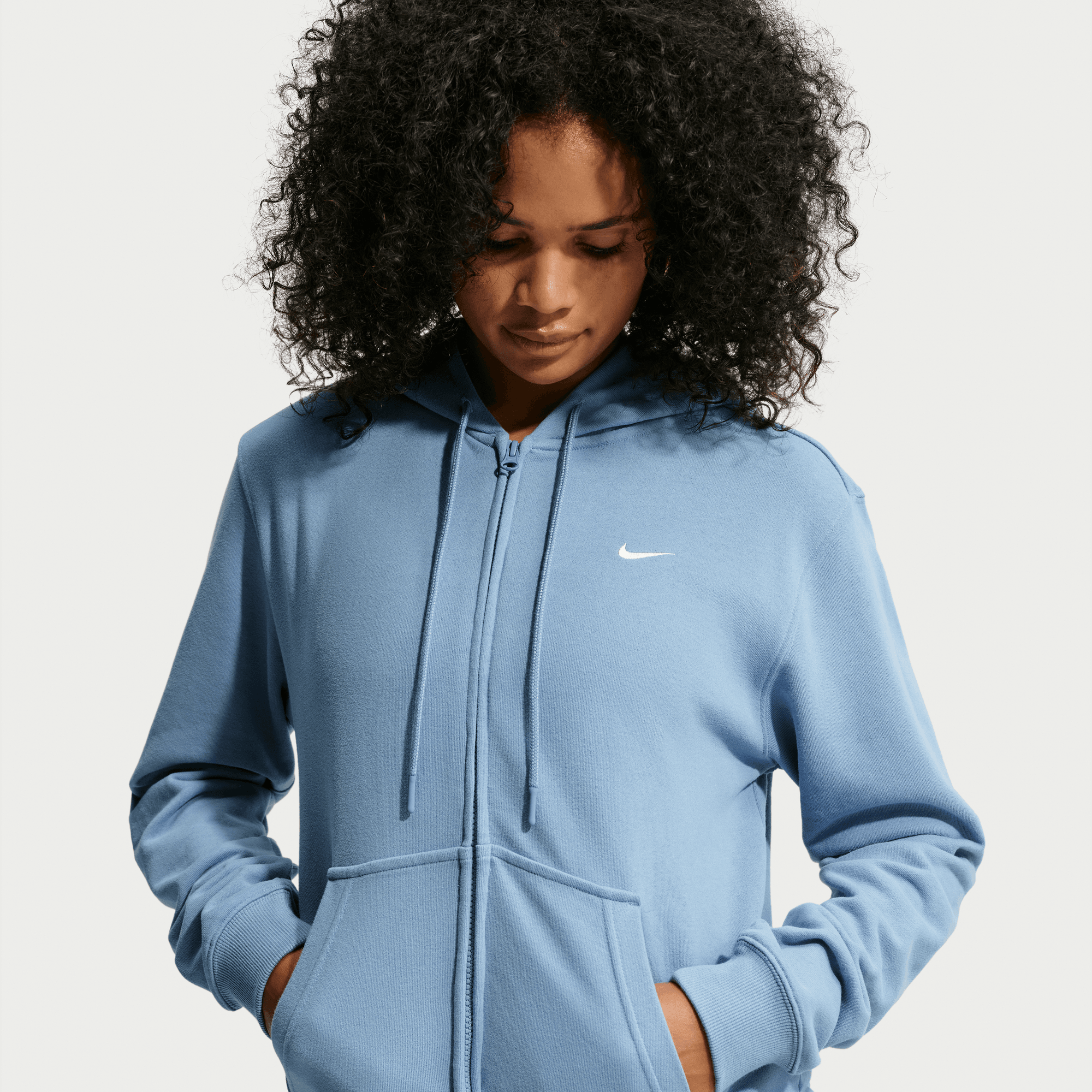 Nike Sportswear Kapuzensweatjacke »Nike Studio Fleece Women's Full-Zip Hoodie« mit durchgehendem Reißverschluss, für Sportmode und Streetwear