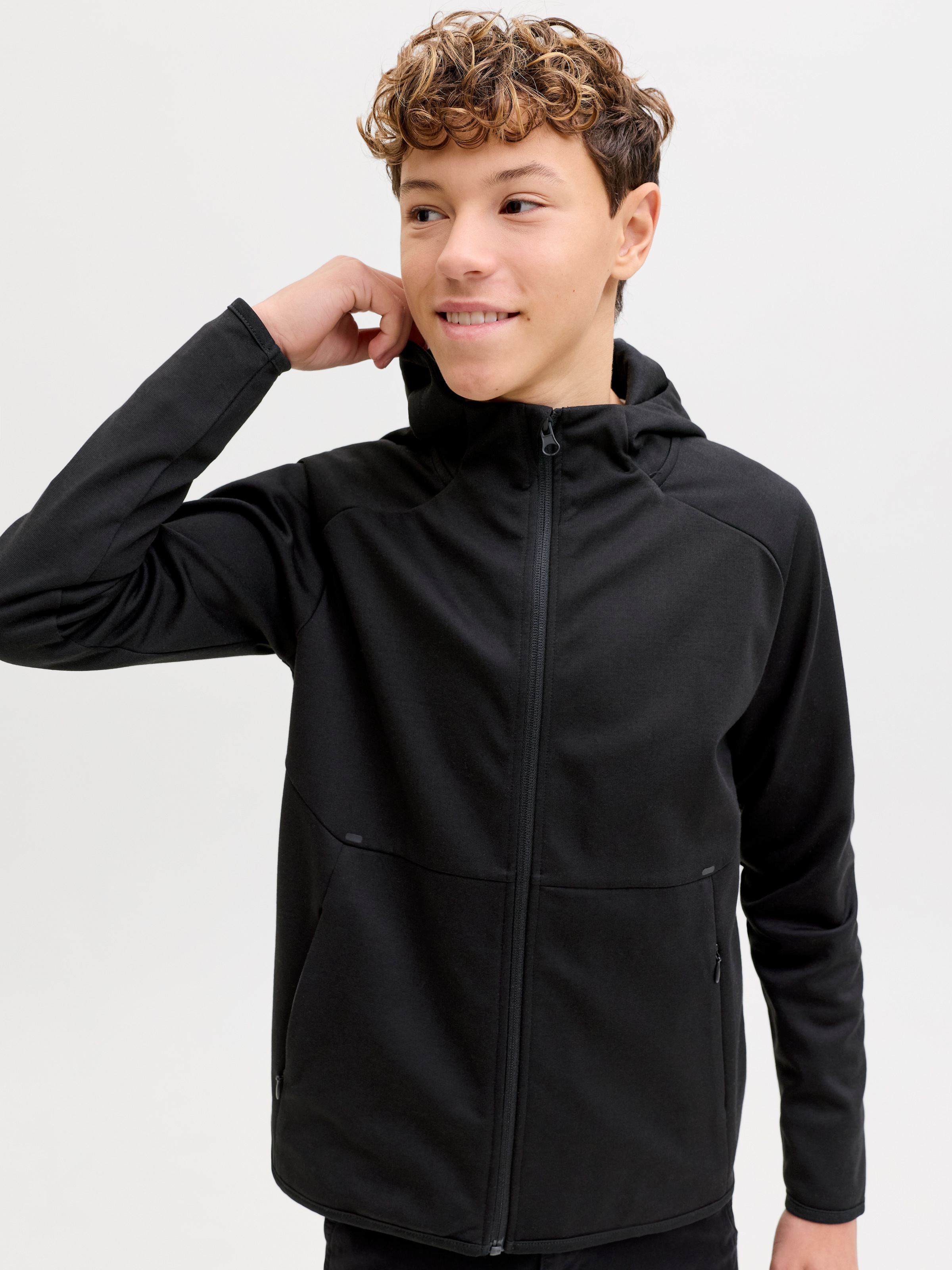 Jack & Jones Junior Sweatshirt »JJEBASE SWEAT ZIP HOOD NOOS JNR«
