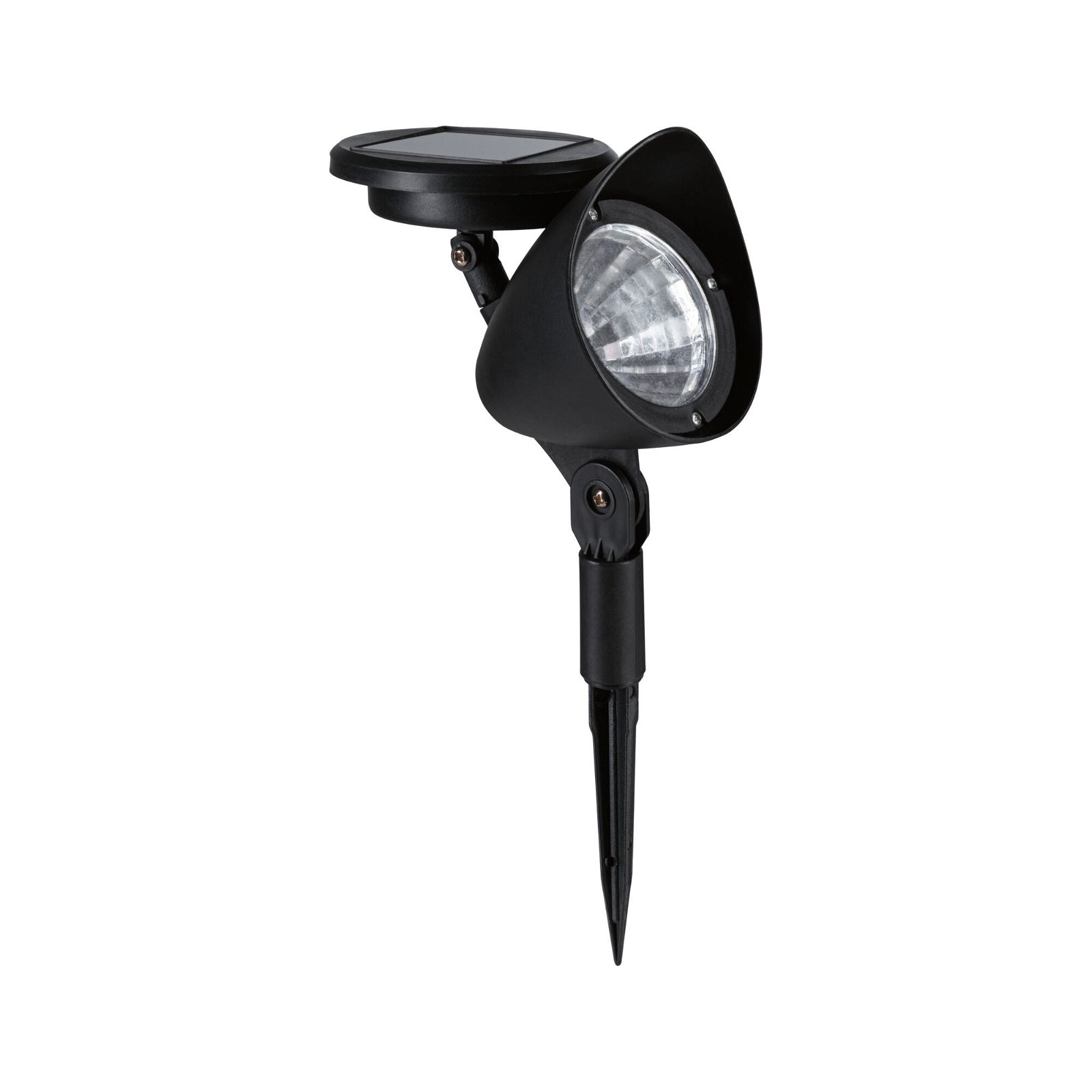 Paulmann LED Gartenstrahler »Solar Spot Solena IP44 3000K 2lm Schwarz«, 1 flammig