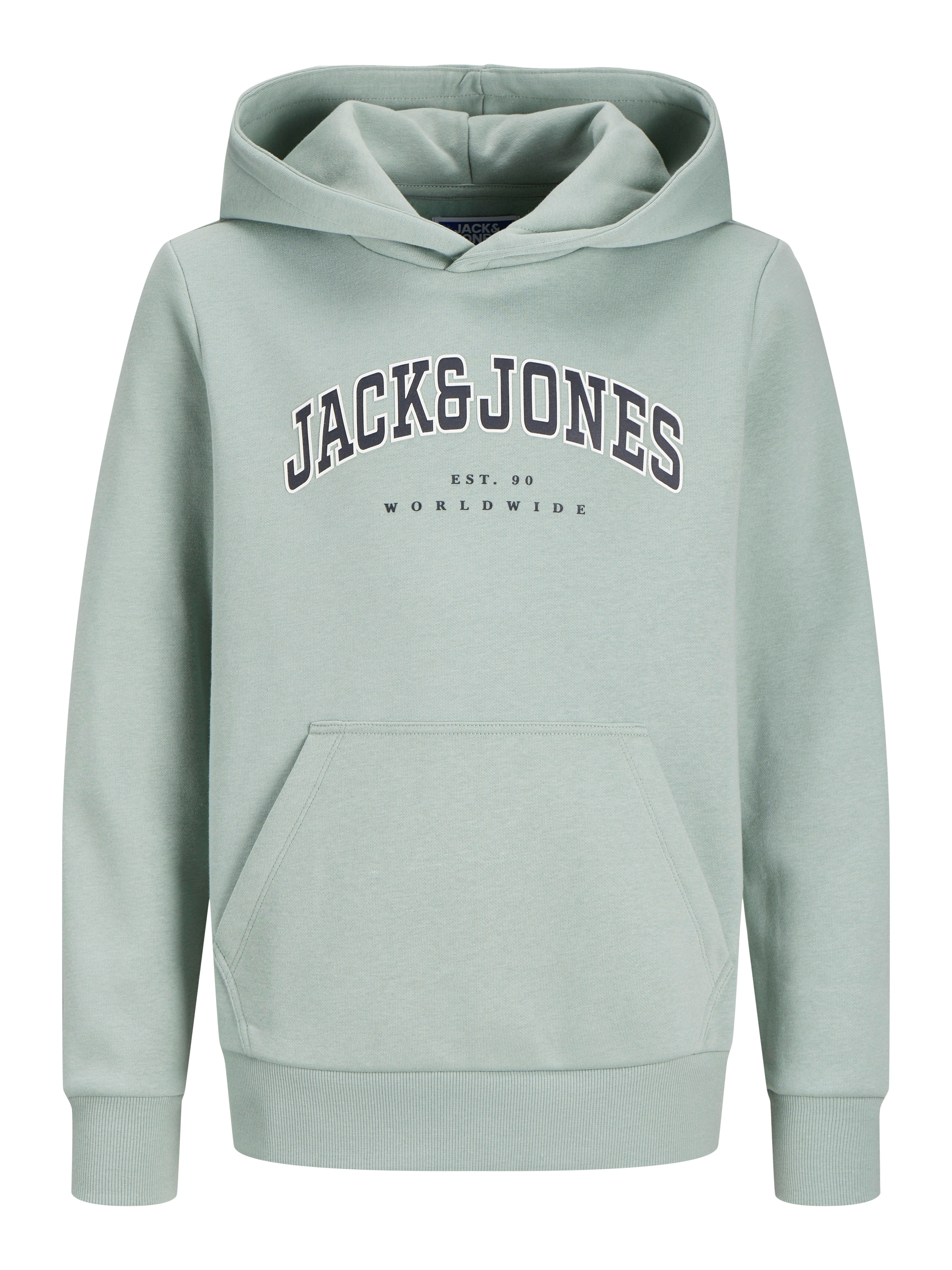 Jack & Jones Junior Kapuzensweatshirt »JJECALEB VARSITY SWEAT HOOD NOOS JNR«