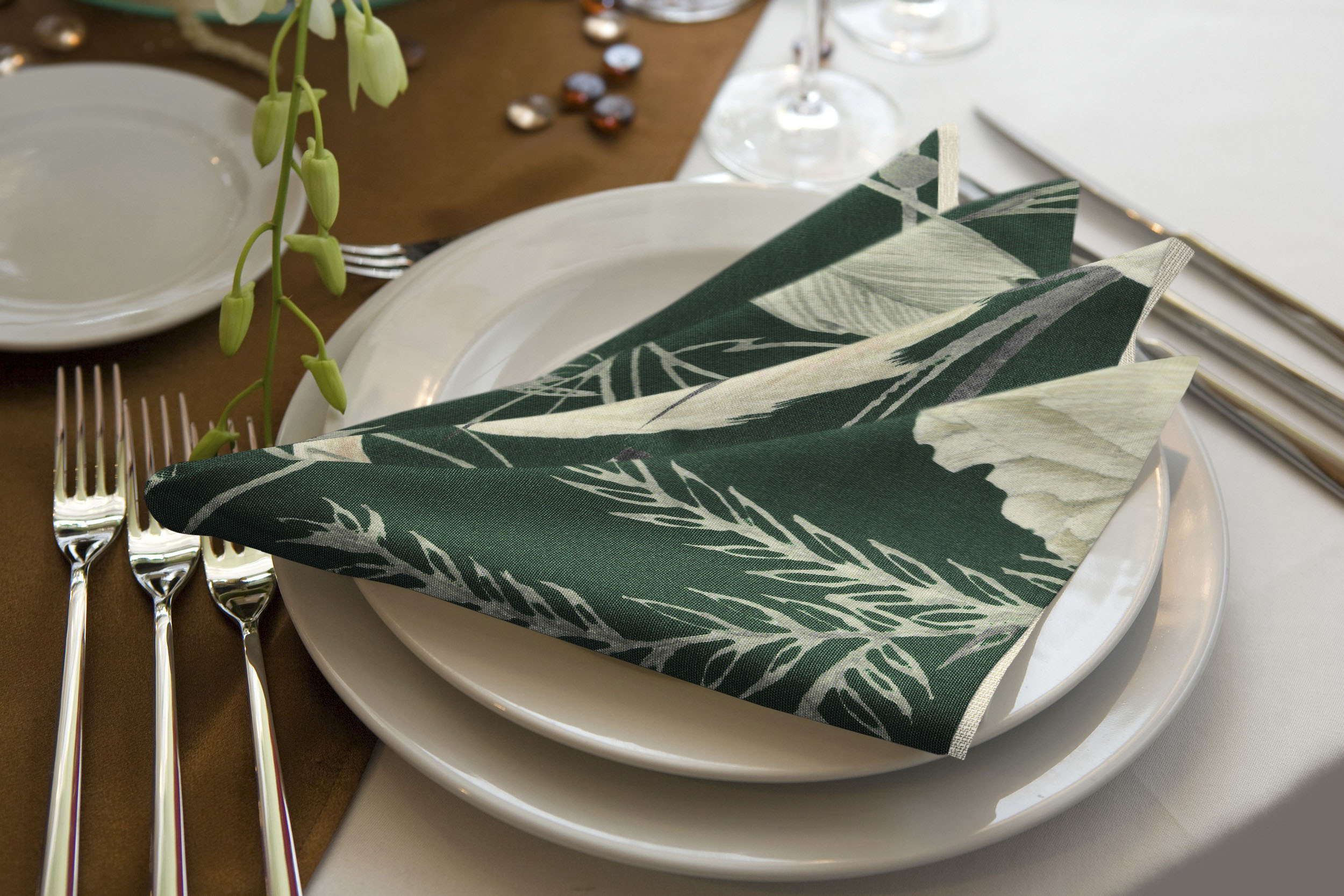 Stoffserviette »Eden«, (4 St.), GOTS organic,zertifiziert durch CERES 0242Made in Germany