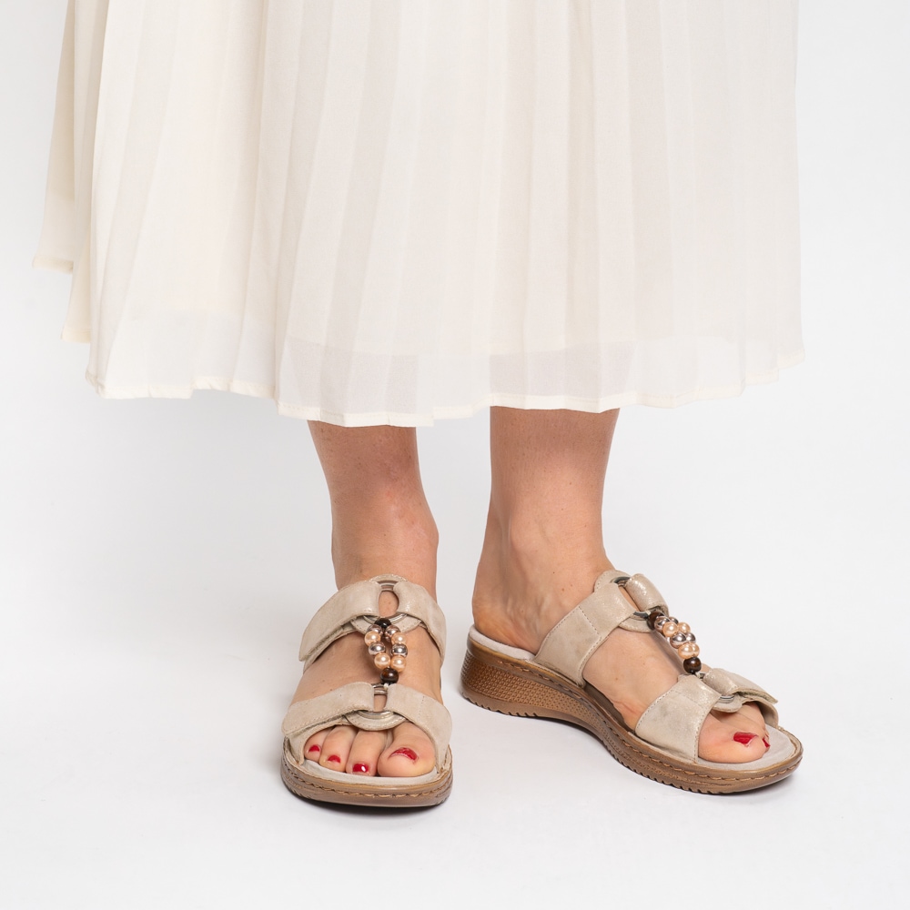 Ara Pantolette »HAWAII«  Schlupfschuh, Komfortschuh mit Klettverschlüsse, G-Weite