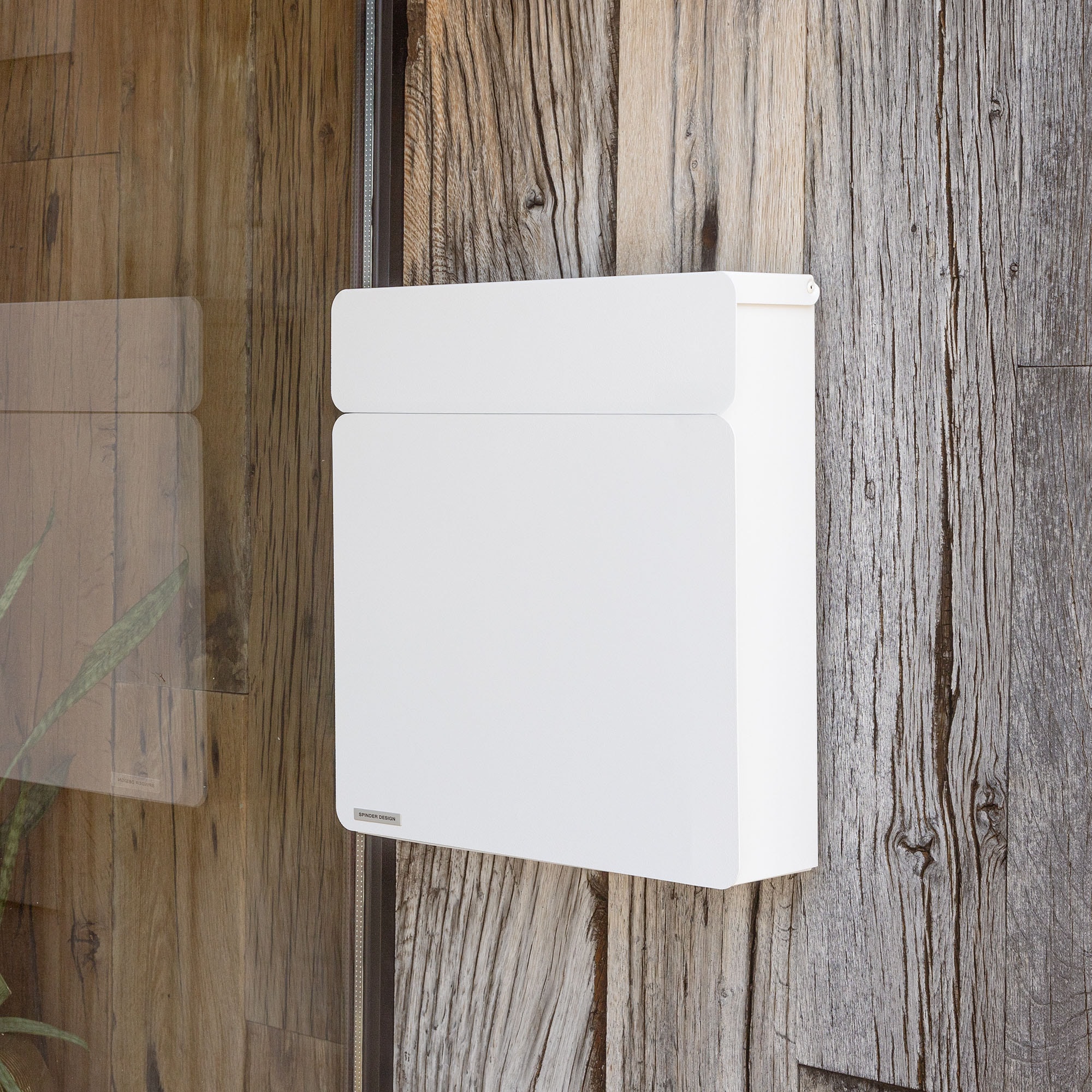 Spinder Design Briefkasten »INBOX«, (1 St.), Moderner, wetterfester Briefkasten aus pulverbeschichtetem Stahl