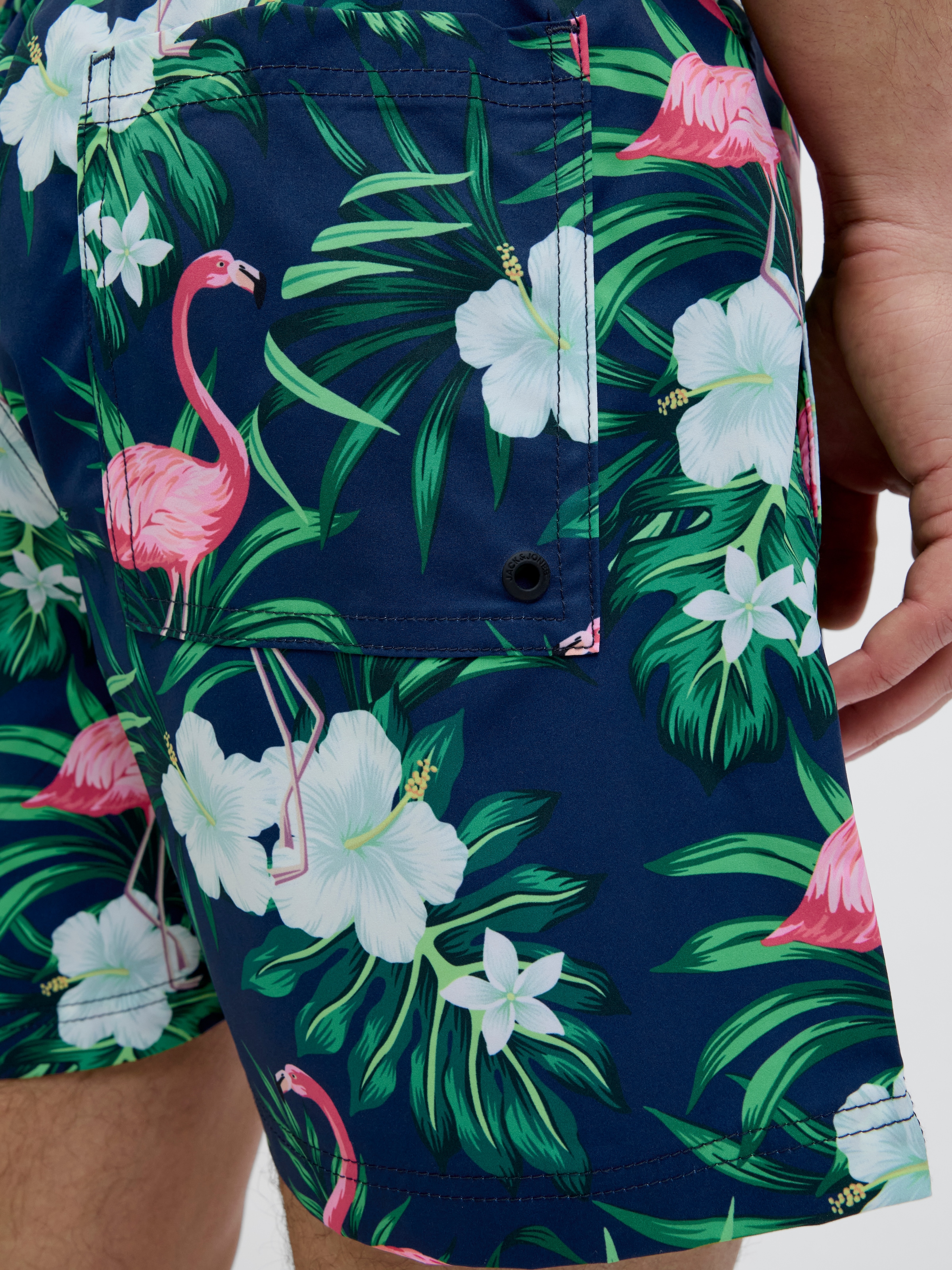 Jack & Jones Badeshorts »JPSTMAUI JJSWIM NOVELTY AOP AKM SN«