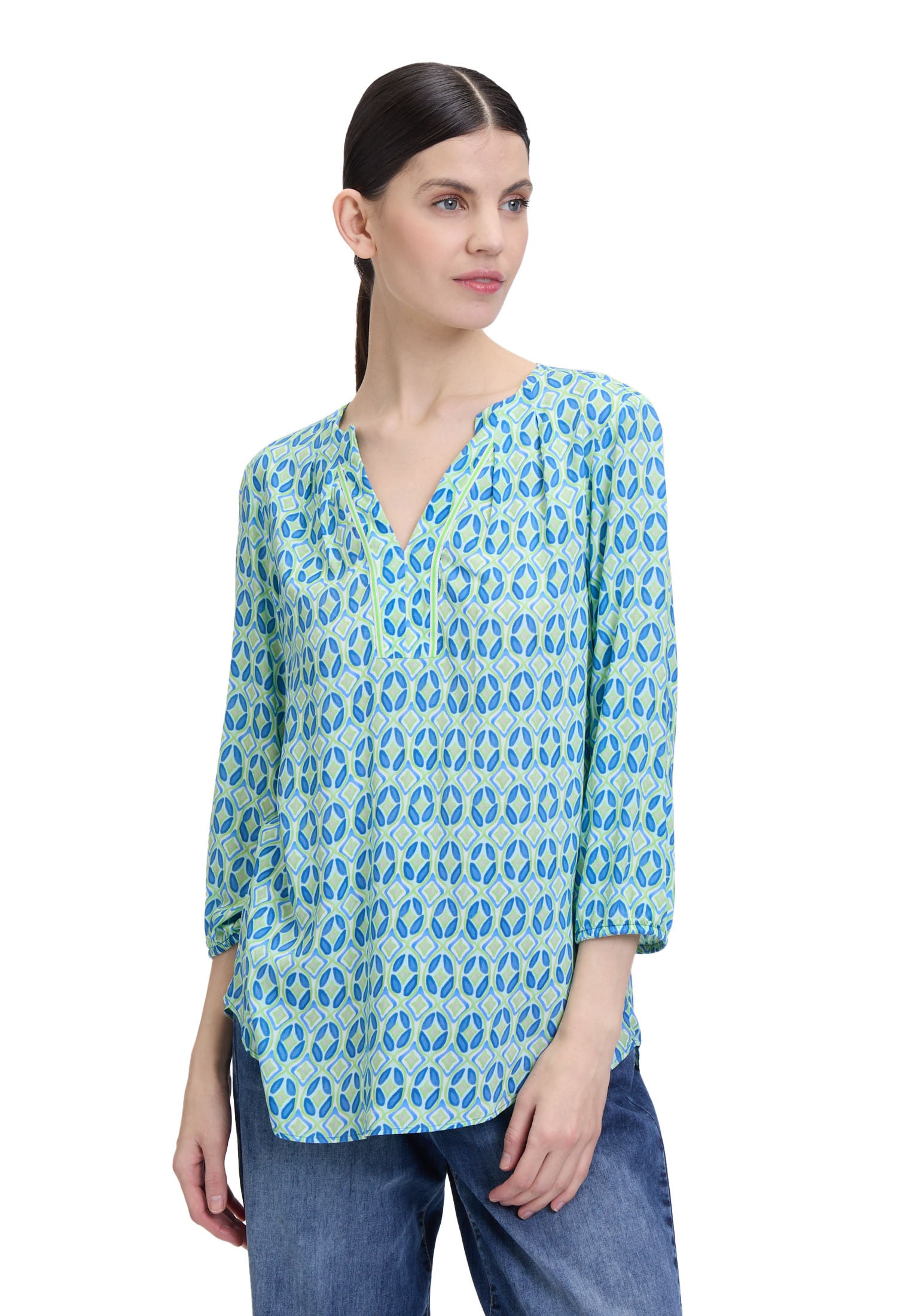 Cartoon Klassische Bluse »Casual-Bluse mit Muster«