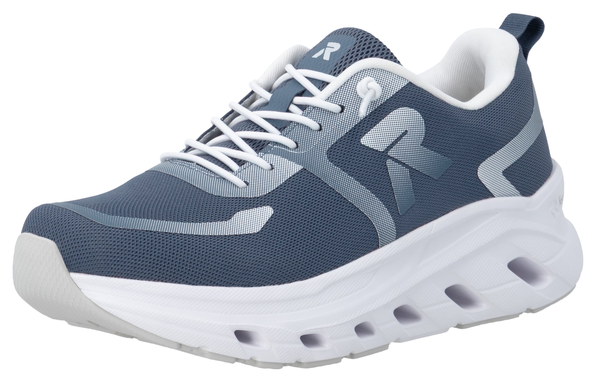 RIEKER Sport Slip-On Sneaker  Sportschuh, Freizeitsneaker, Halbschuh zum Schlupfen