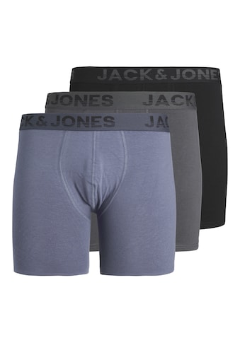 Boxershorts »JACSHADE SOLID BOXER BRIEFS 3 PACK«, (Packung, 3 St.)