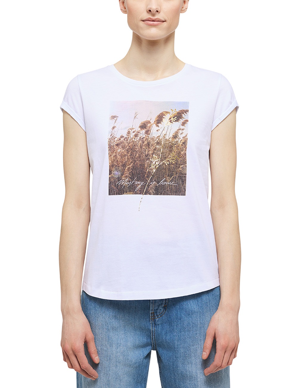 MUSTANG T-Shirt »Alina C Photoprint«