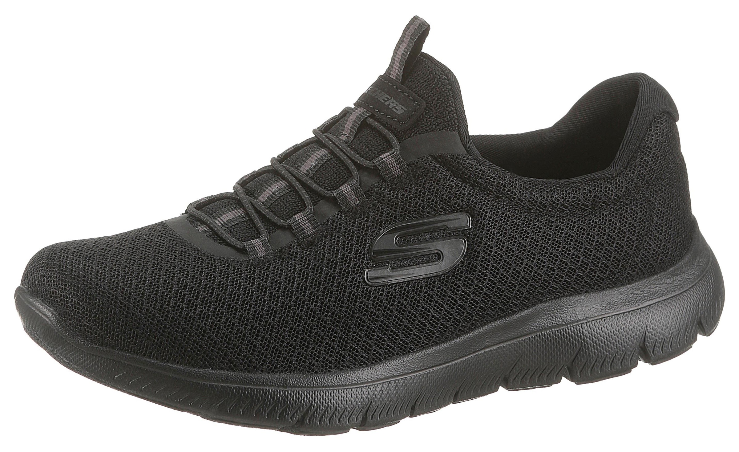 Skechers Slip-On Sneaker »Summits«, Slipper, Freizeitschuh, Komfortschuh mit Gummizug