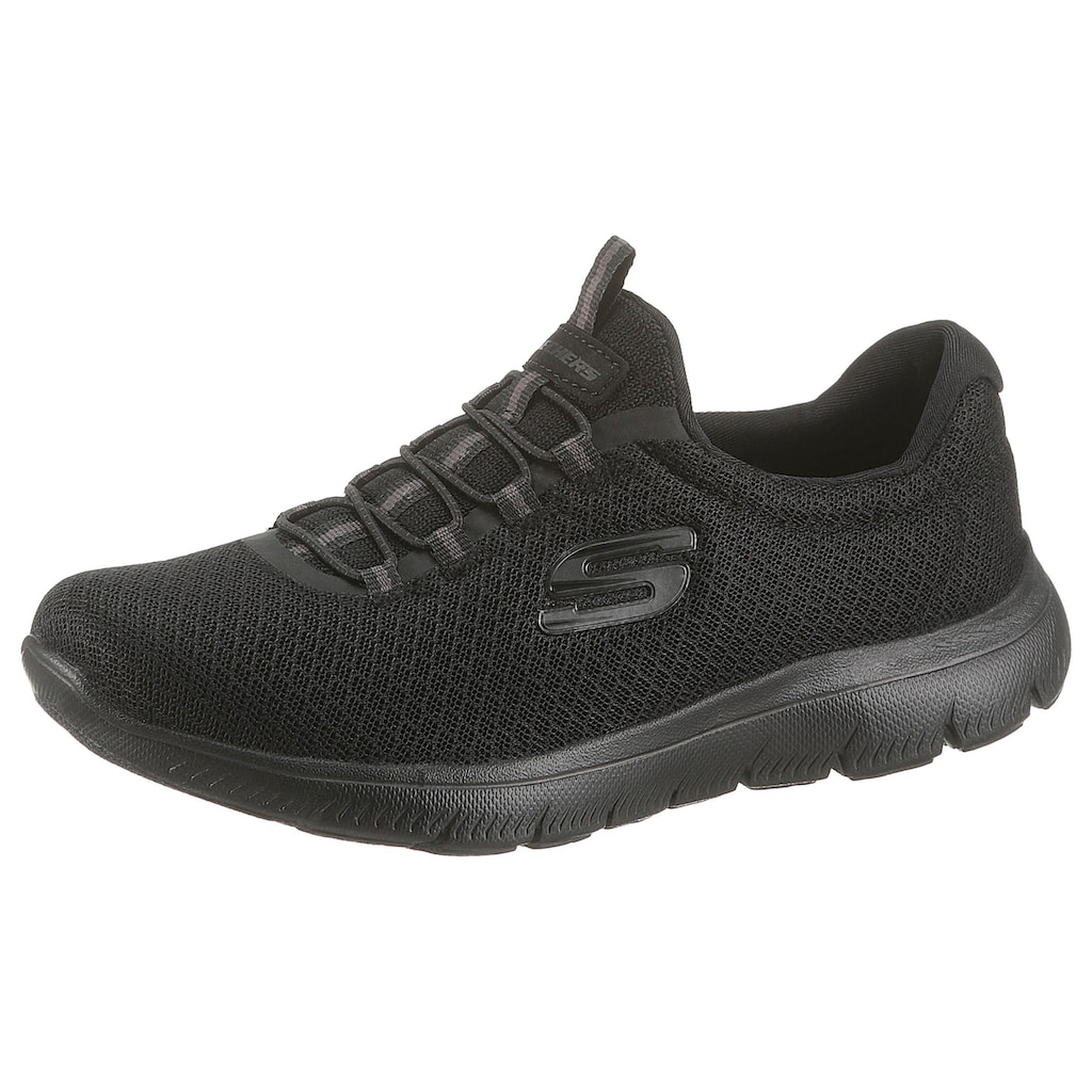 Skechers Slip-On Sneaker »Summits«, Slipper, Freizeitschuh, Komfortschuh mit Gummizug