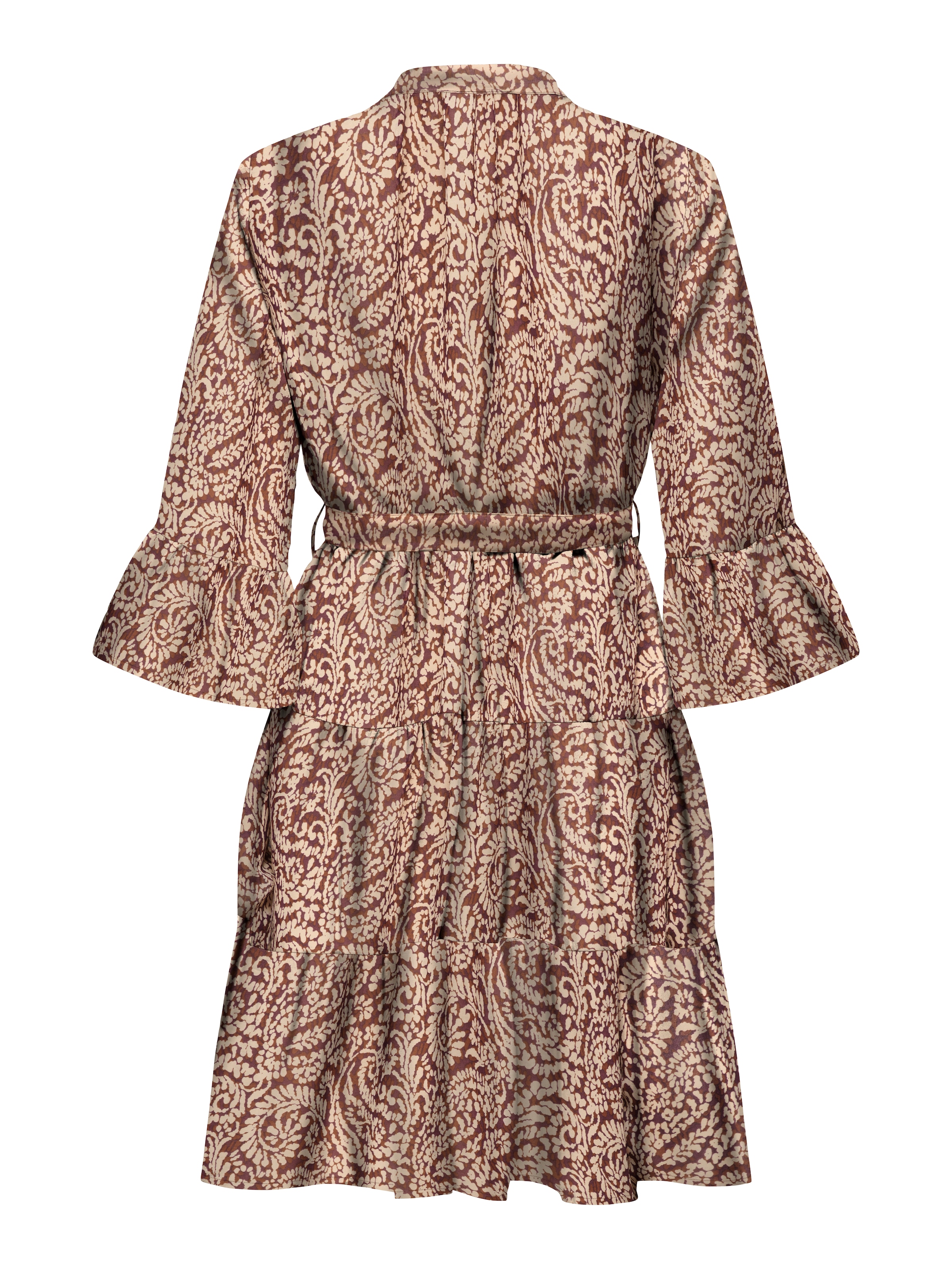 ONLY Tunikakleid »ONLSINA LIFE 3/4 SHORT DRESS NOOS WVN« mit Volant