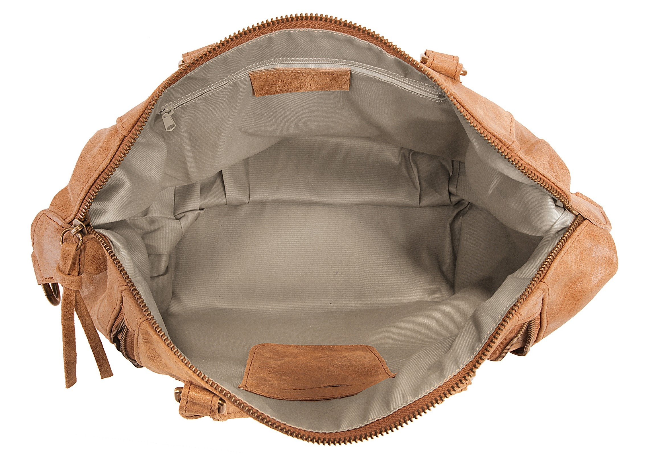 Samantha Look Henkeltasche, echt Leder, Made in Italy