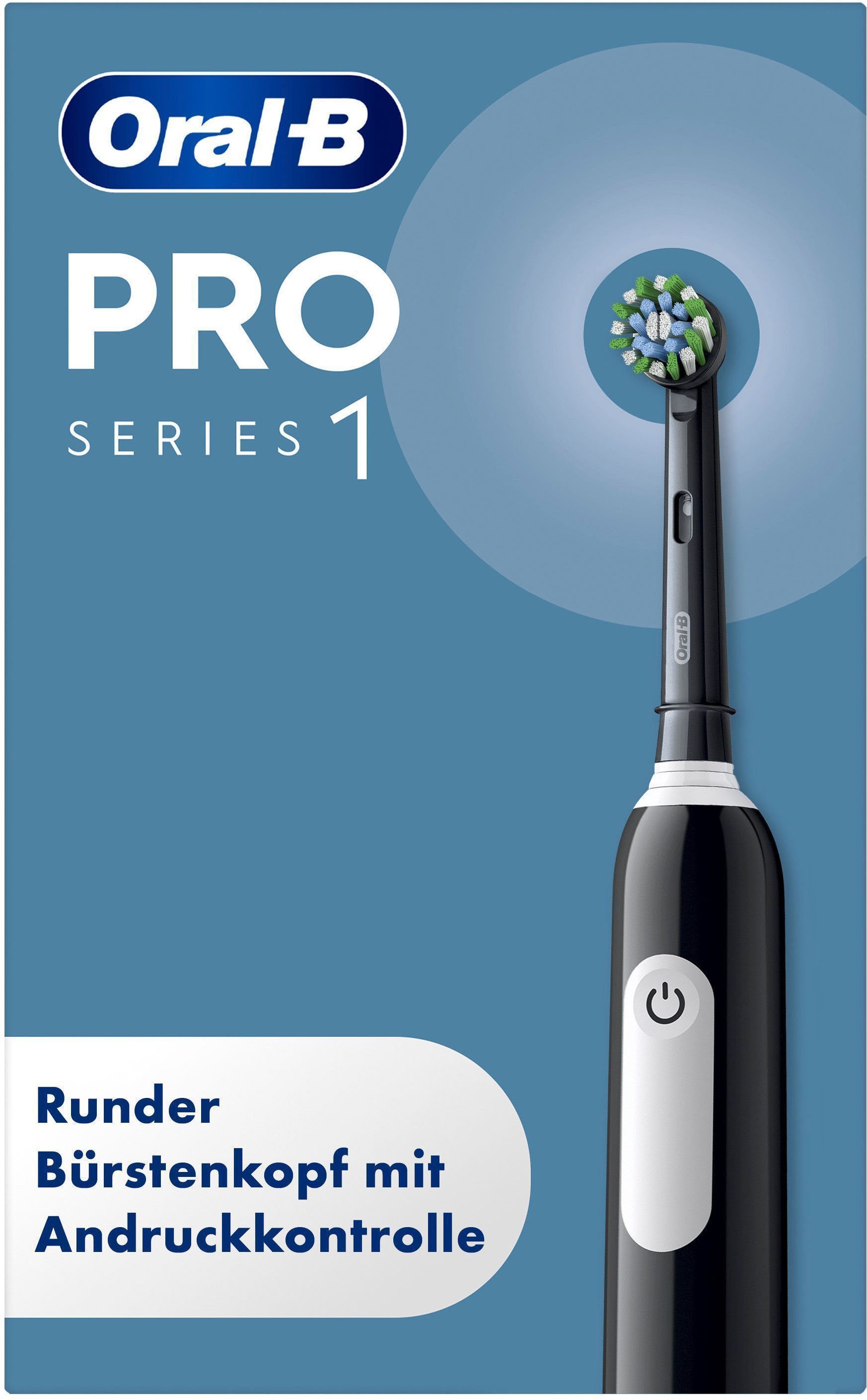 Oral-B Elektrische Zahnbürste »PRO Series 1« 1 Stk. Aufsteckbürsten Drucksensor