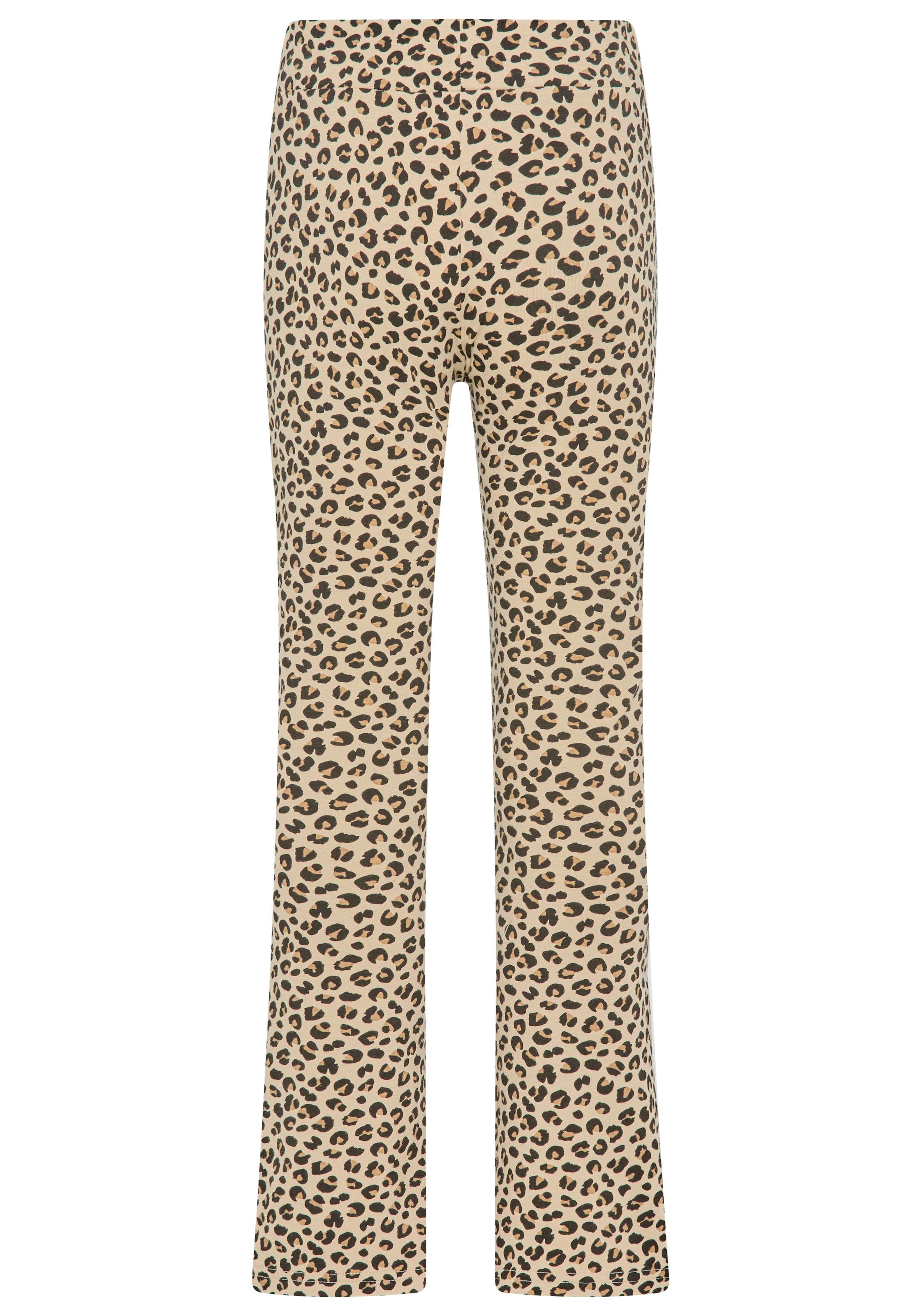KIDSWORLD Jazzpants »Leggings mit Schlag«, Jazzpants Bootcut, Leoprint