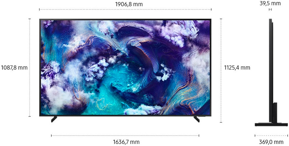 Samsung QLED-Fernseher »GQ85QN900FT«, 8K Ultra HD, Smart-TV, 8K AI Upscaling Pro & Glare Free, Metal Frame Design, Art Store