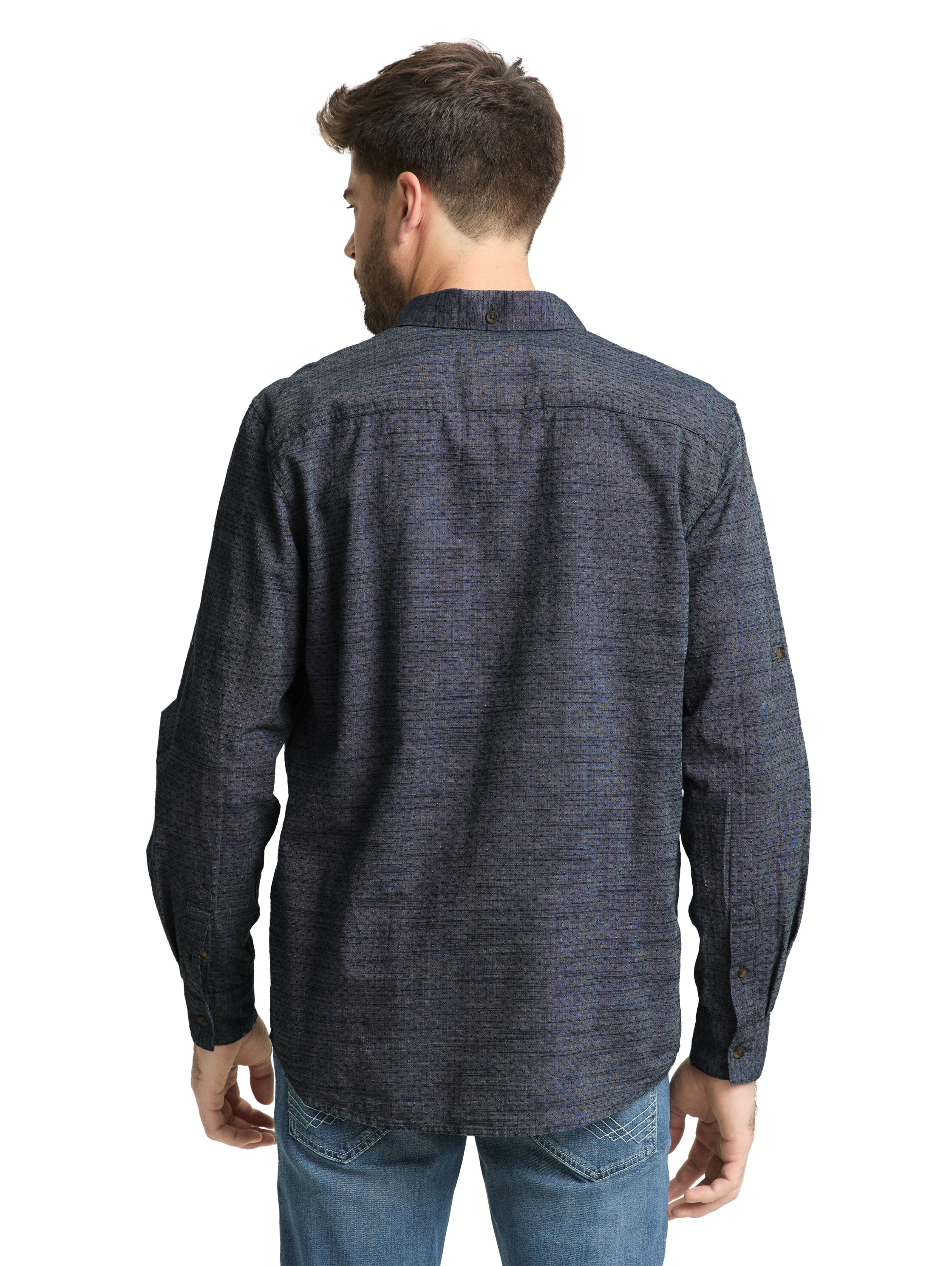 TOM TAILOR Langarmhemd mit Brust Tasche