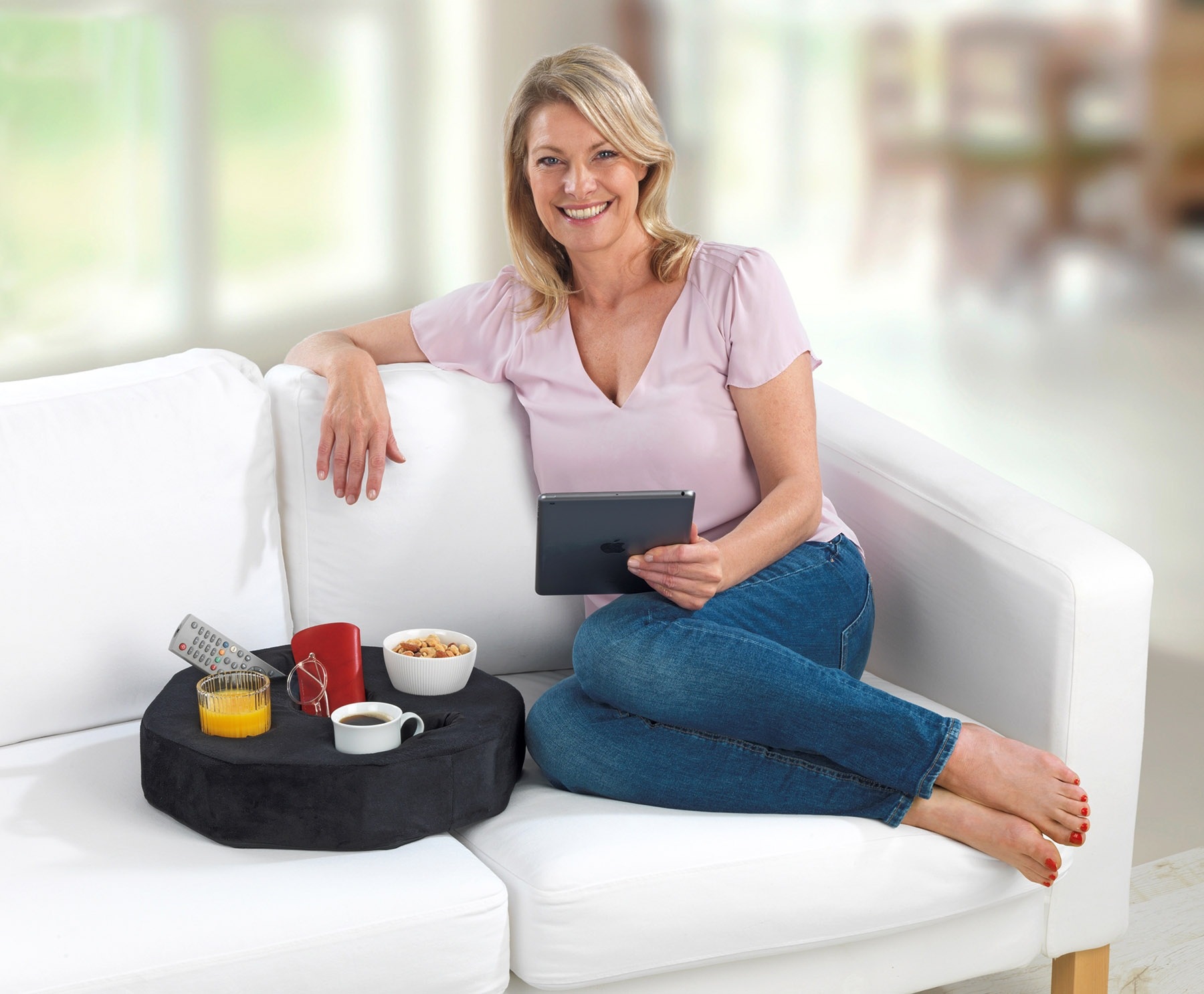 bestellen OTTO Schaumstoffkissen Shop rutschfestes Maximex Online Couch, die (1 tlg.), Tablett, im Getränke-Butler für