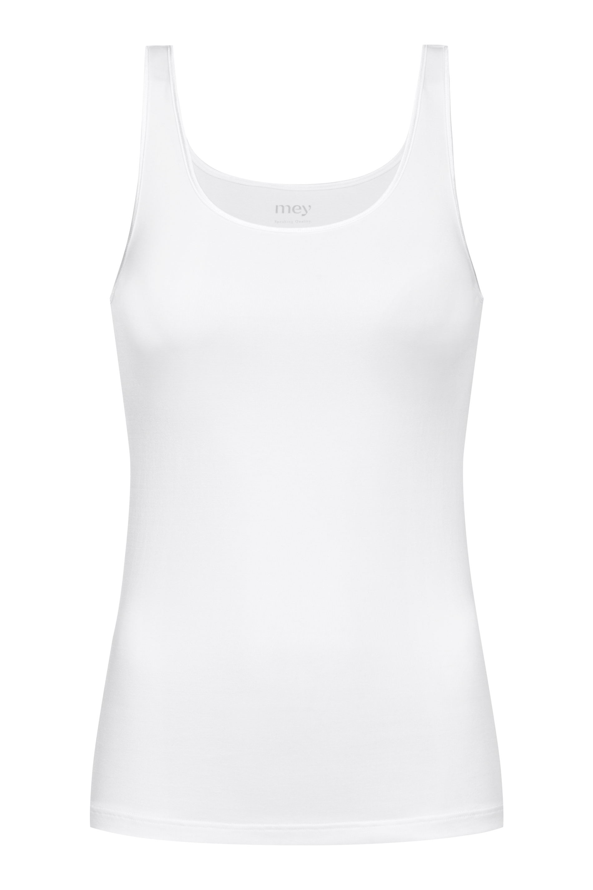 Mey Tanktop »EMOTION«, ohne Seitennähte, breite Träger, Feinripp, Rundhalsausschnitt