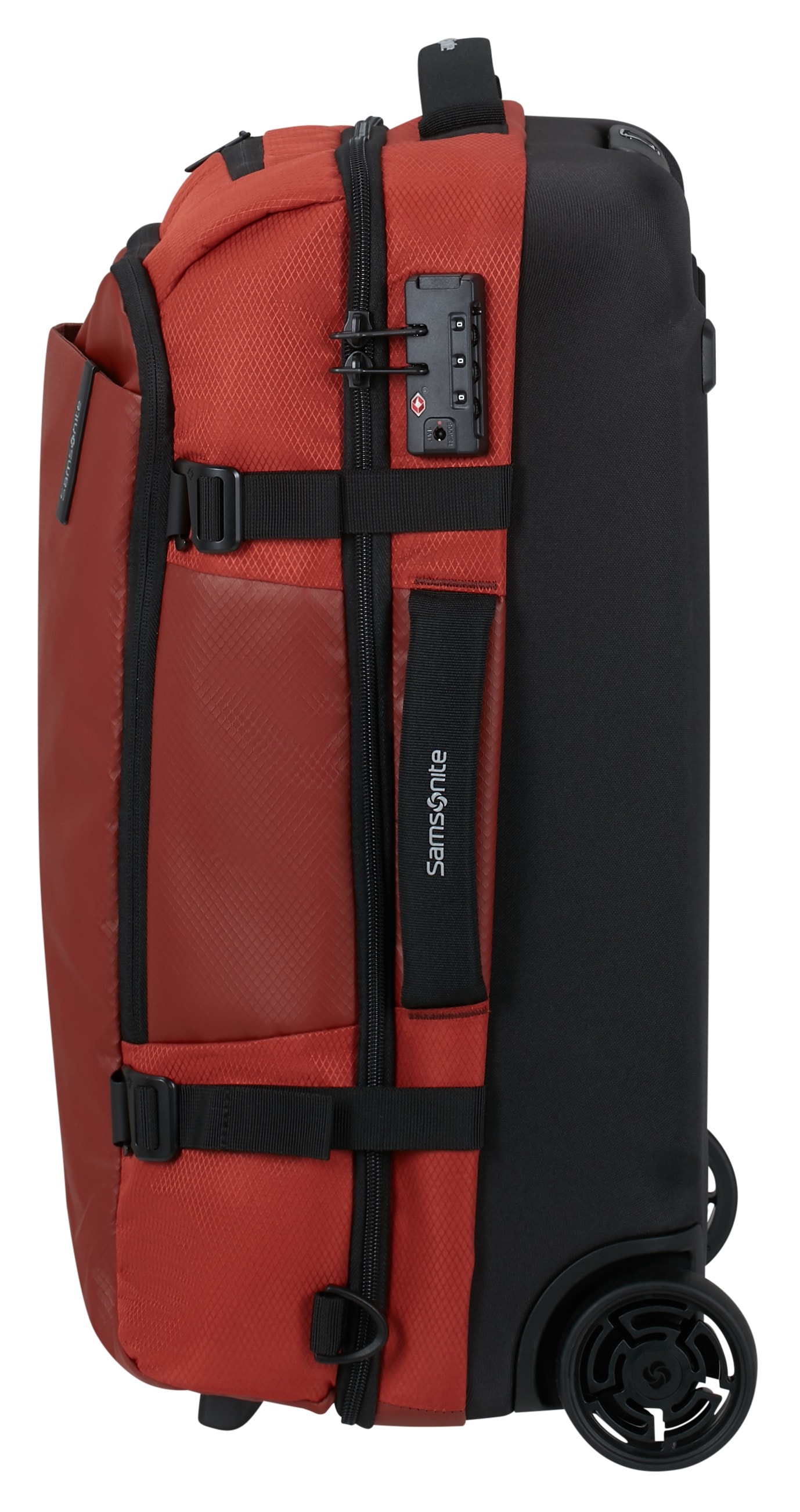 Samsonite Reisetasche »ARMOX, 55 cm« Duffle mit Rollen TSA-Schloss Packgurte Trolley-Gestänge