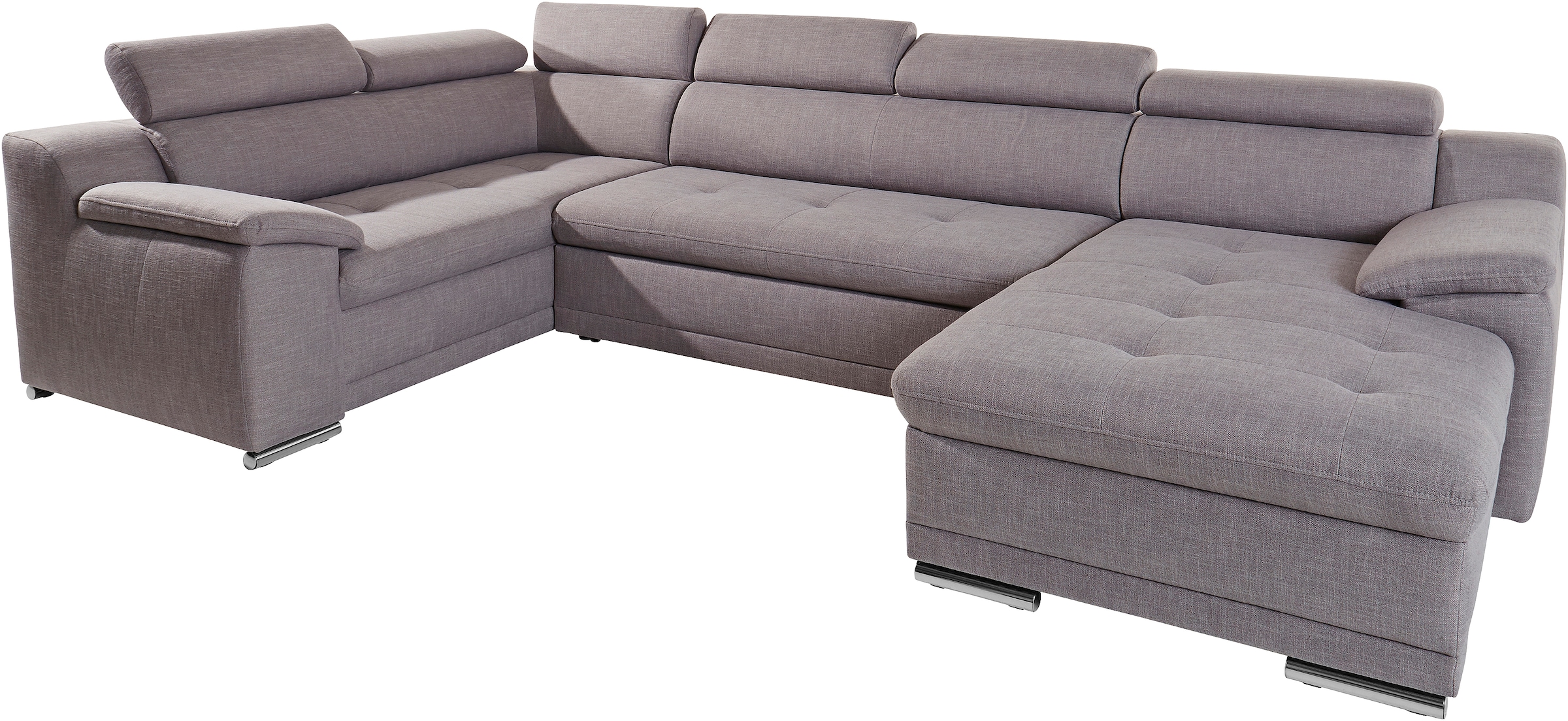sit&more Wohnlandschaft »Top Andiamo U-Form«, mit Kopfteilverstellung, wahlweise mit Bettfunktion