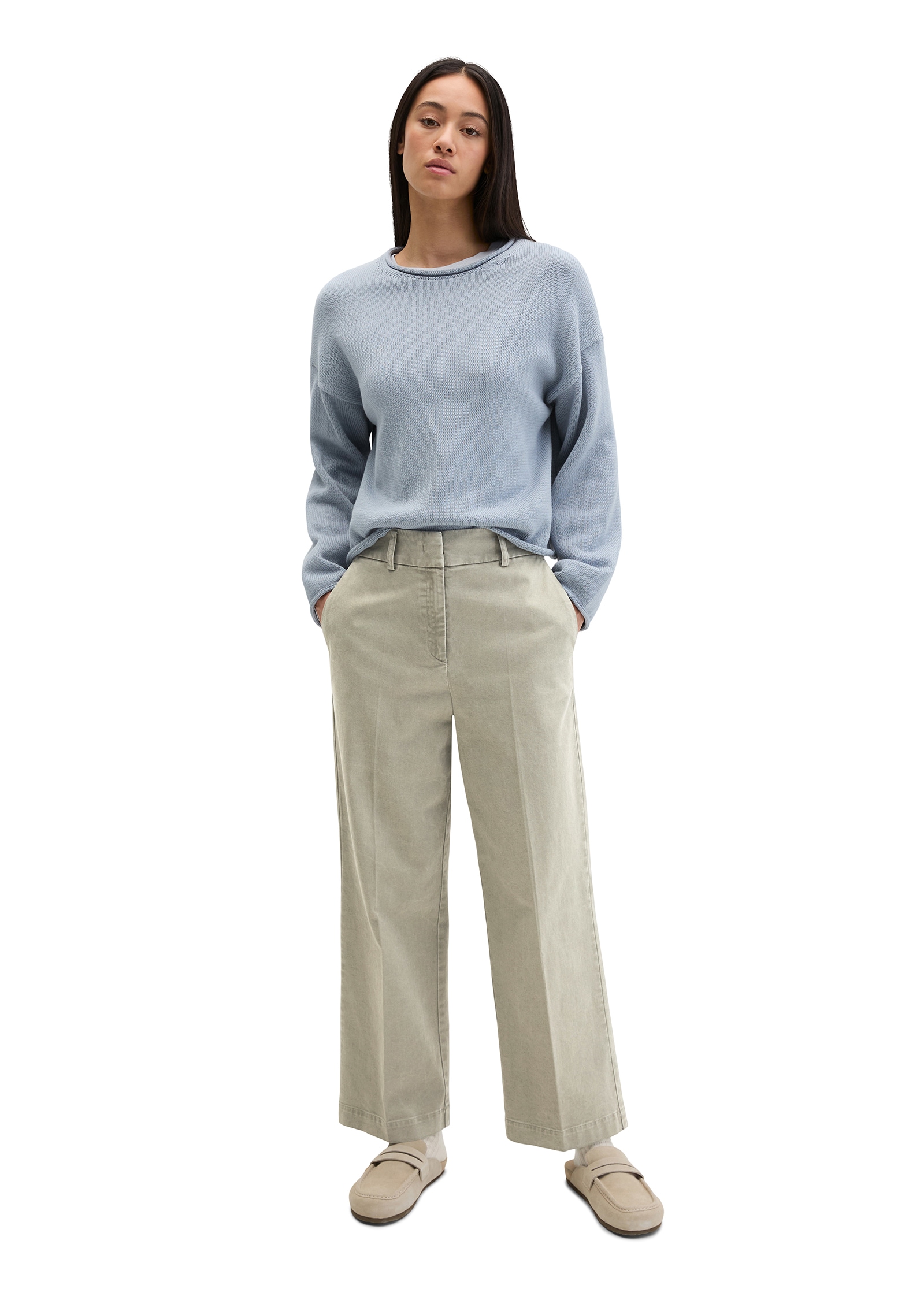 Marc O'Polo Stoffhose »MEA Straight«  Model Mea straight fit aus Organic Cotton-Twill