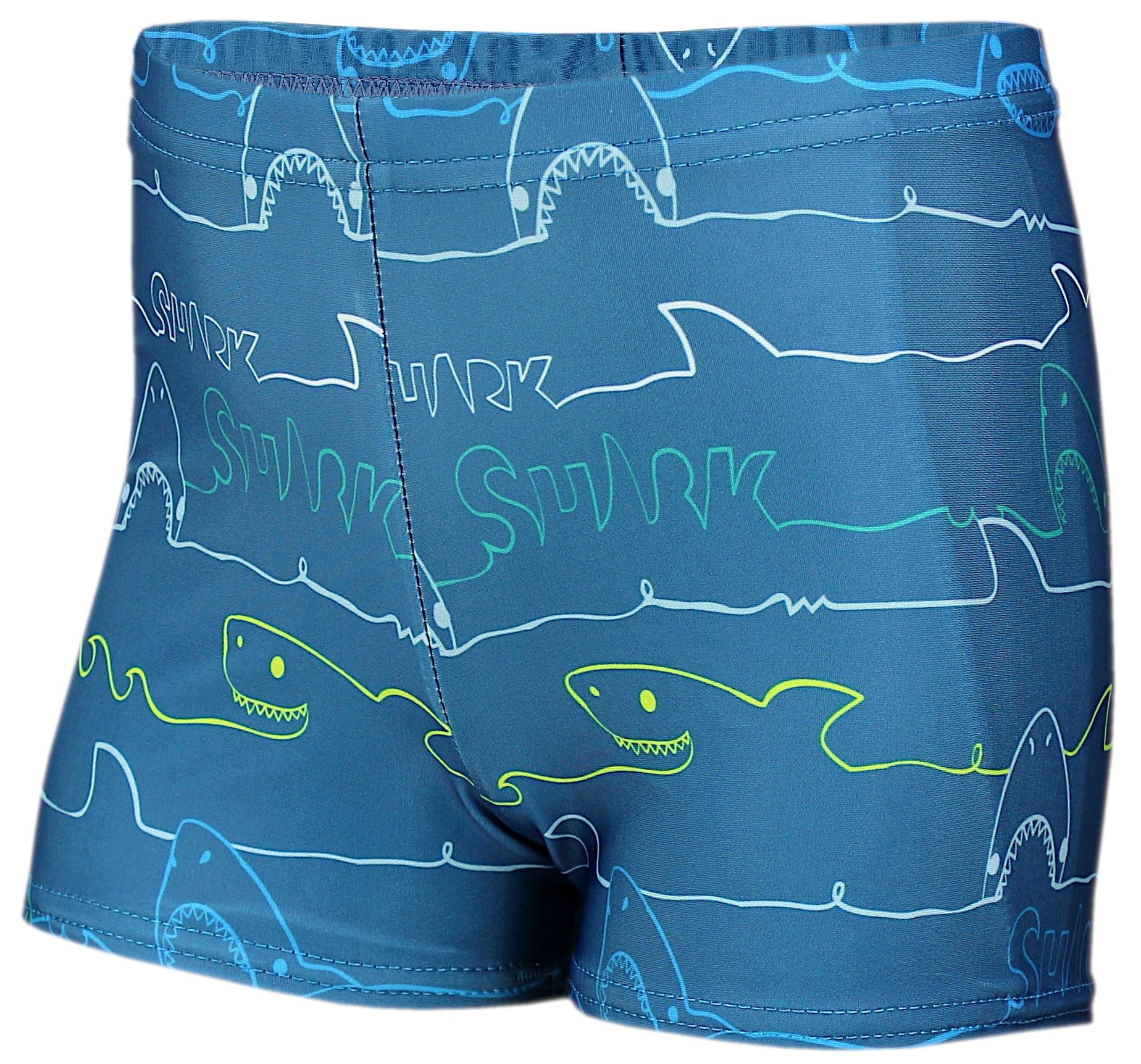 AQUARTI Badehose »Badehose Jungen Badehose Gestreift mit Motiven«