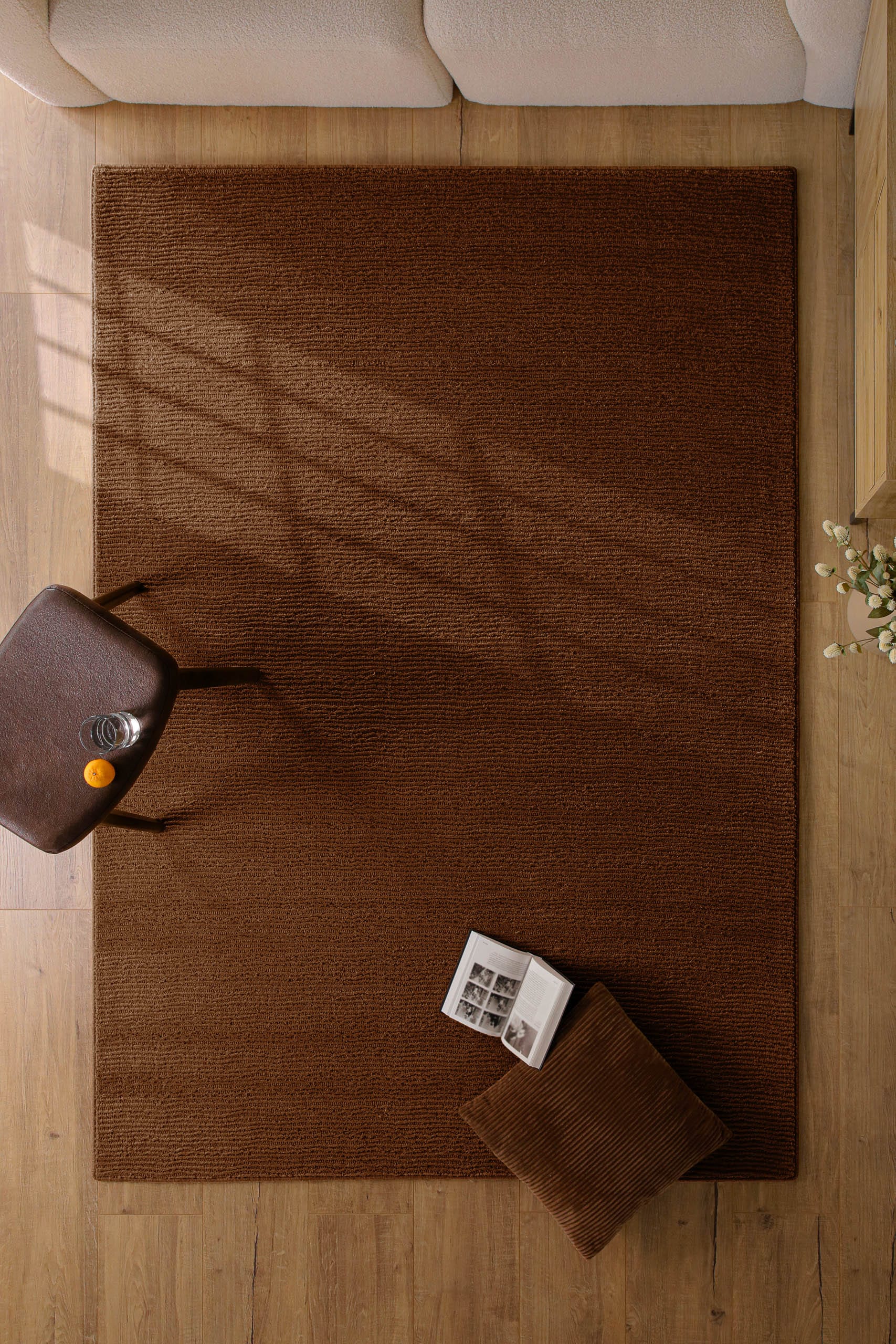 Wecon home Teppich »Castello ONE« rechteckig 7 mm Höhe Schurwolle, Kurzflor mit Hoch-Tief-Effekt, Wohnzimmer, Rautenmuster