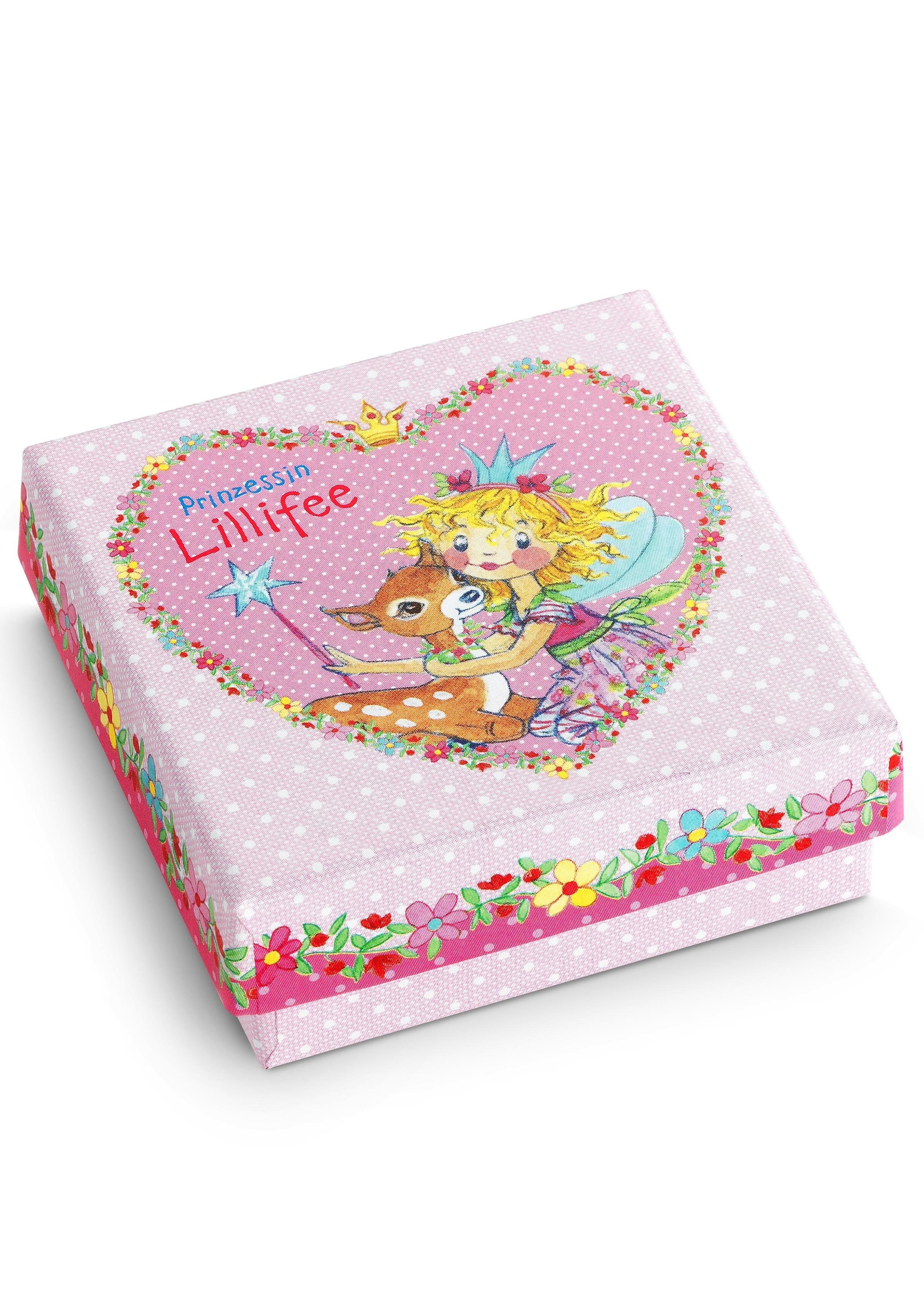 Prinzessin Lillifee Paar Creolen »Herzen, 9049219«, mit Emaille