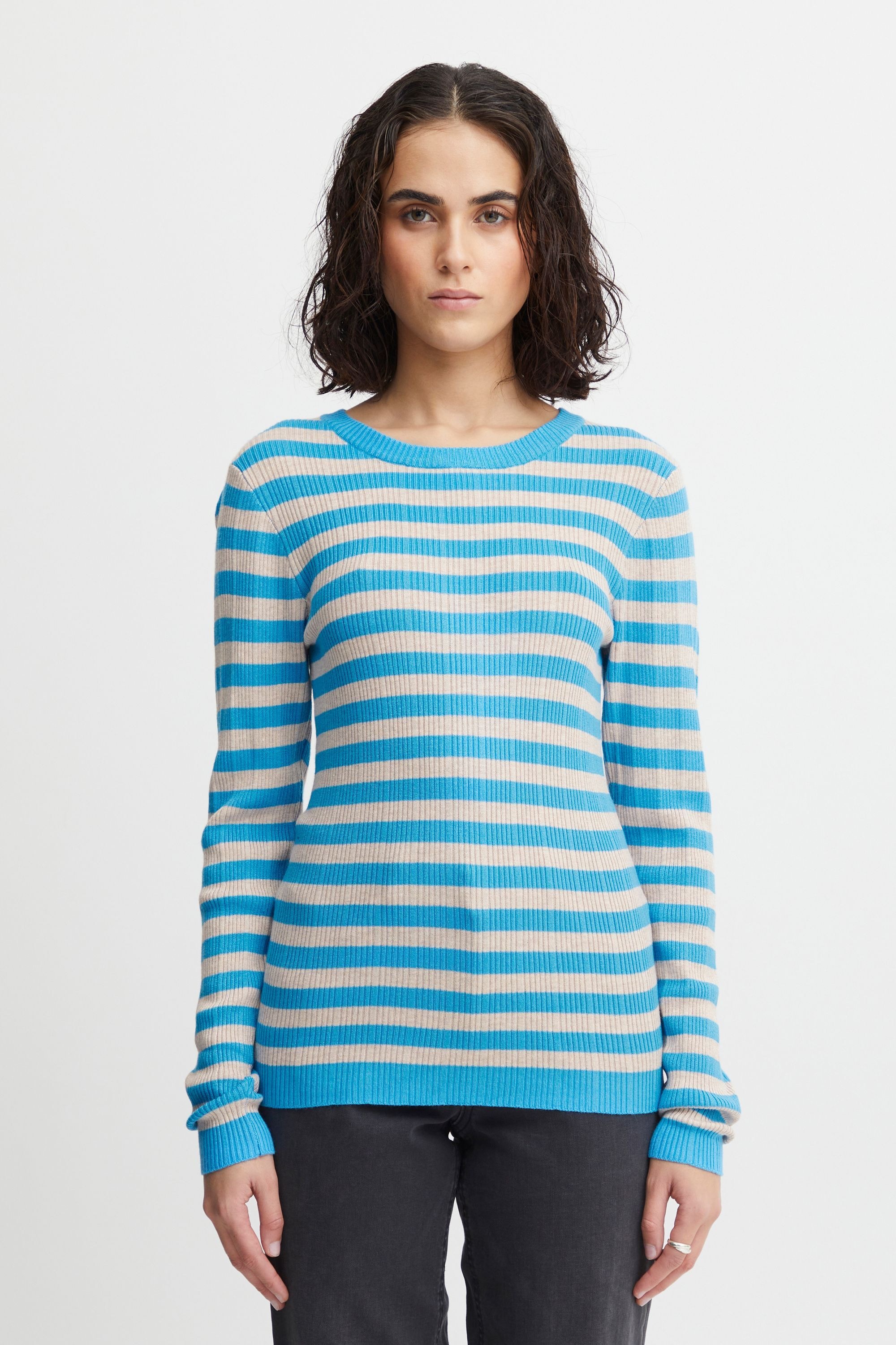 Ichi Strickfleece-Pullover »Strickpullover IHMafa«