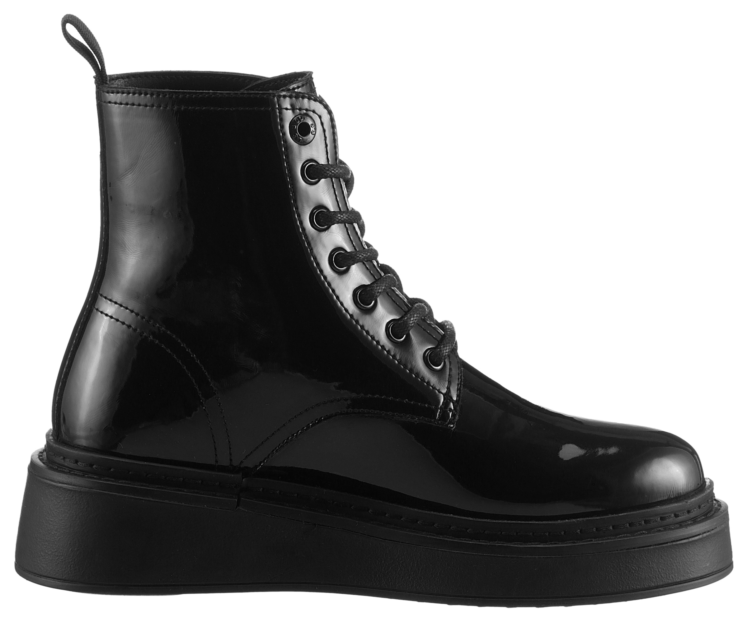 Levi's® Schnürboots »HARLOW«, Plateau, Schnürstiefelette, Boots in runder Form