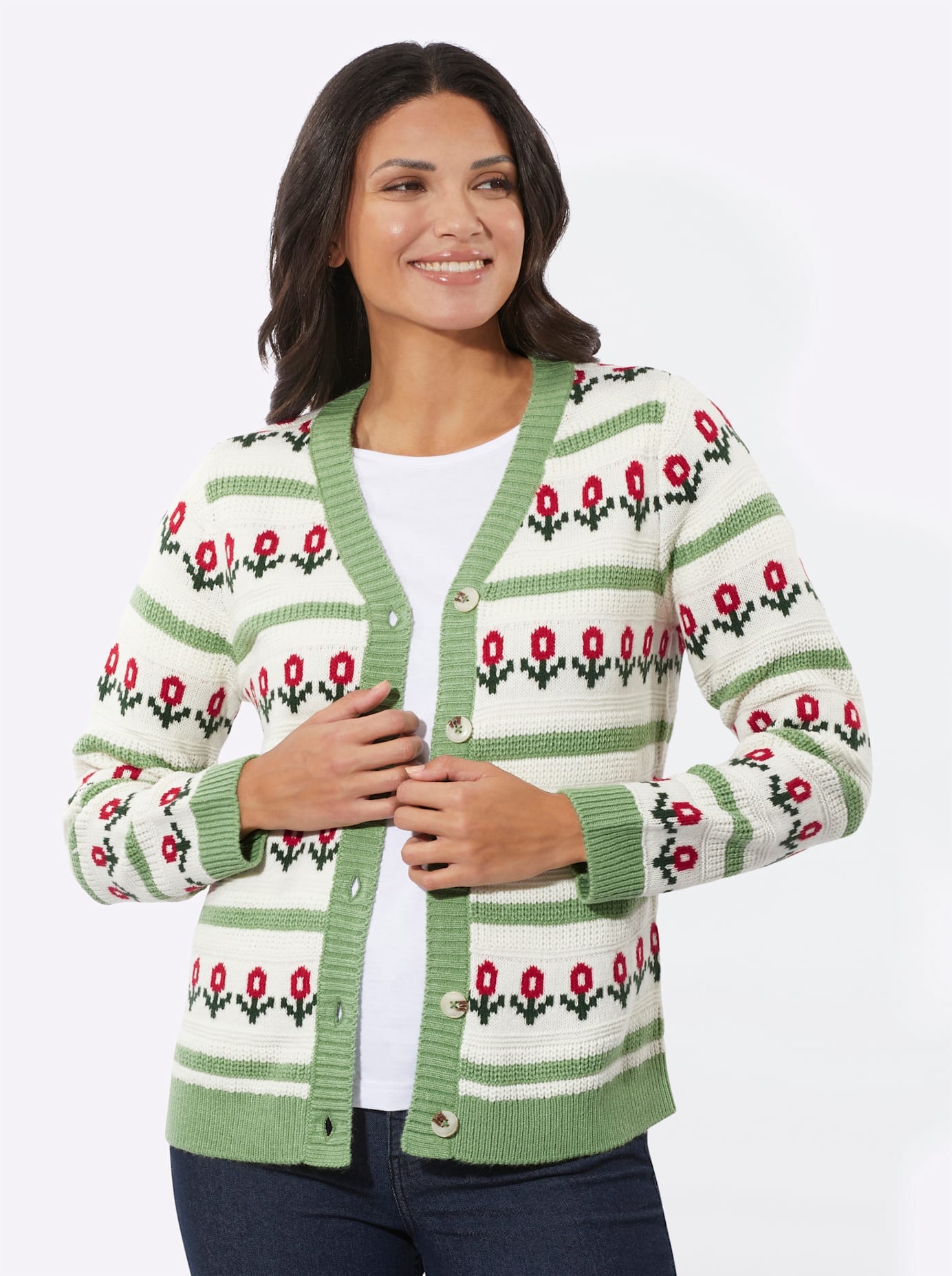 Classic Basics Strickjacke