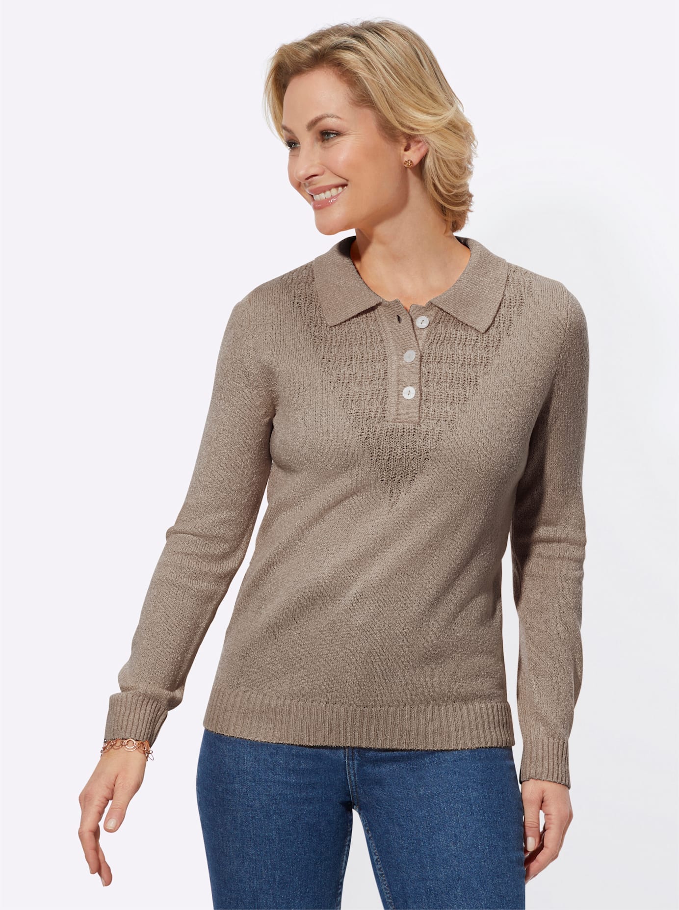 Polokragenpullover »Pullover«