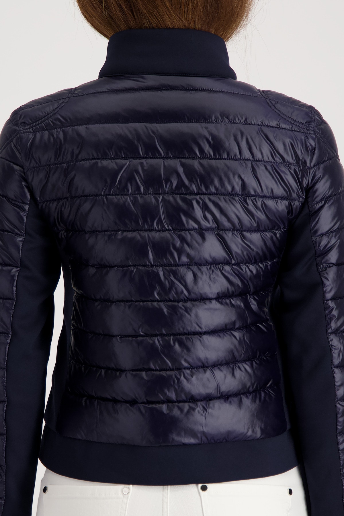 Monari Steppjacke »Jacke Stepp + Neopren« Neopren-Details, Regular Fit, Linker Ärmel mit Patch