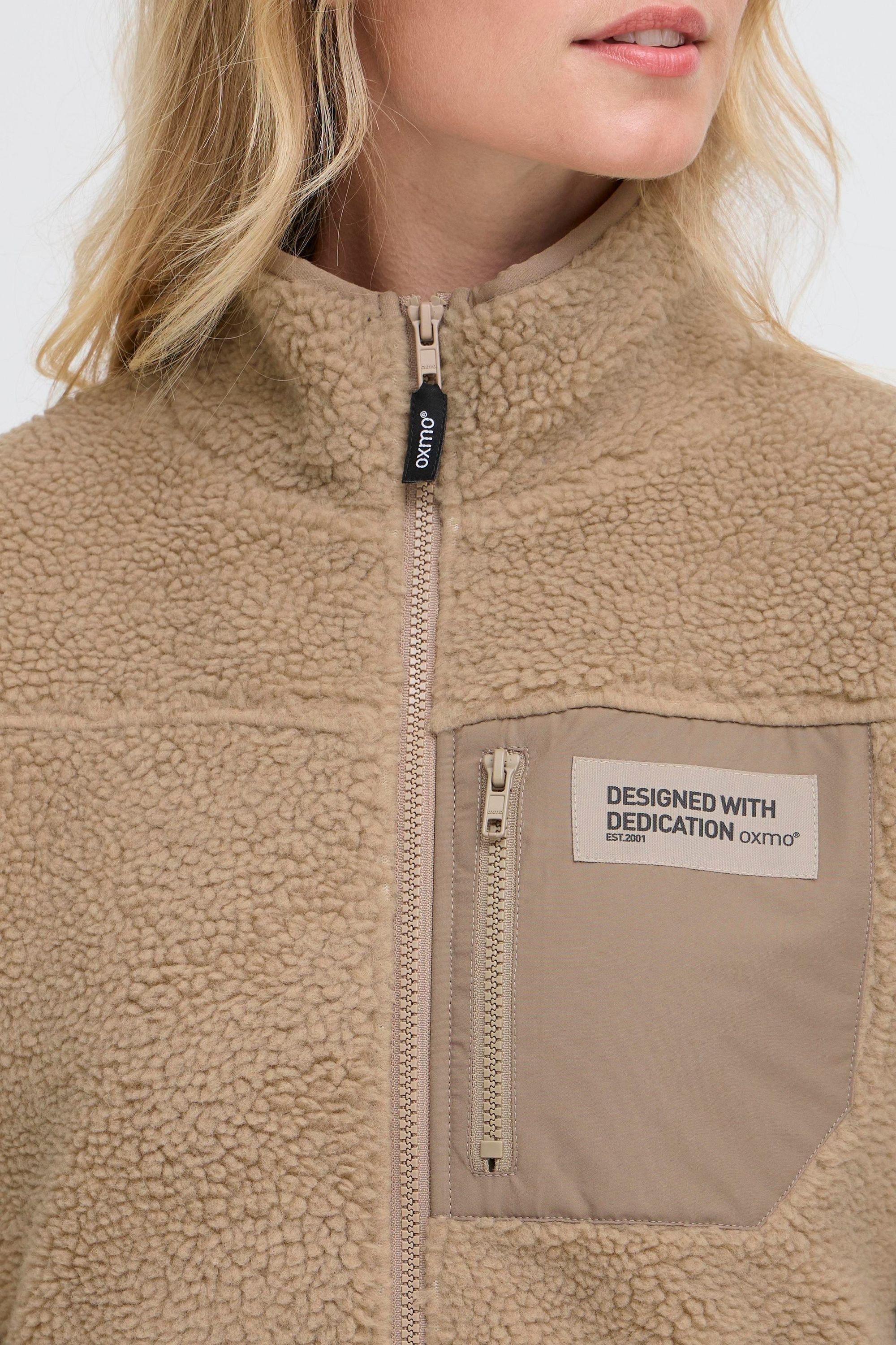 OXMO Plüschjacke »Plüschjacke OXABBY«