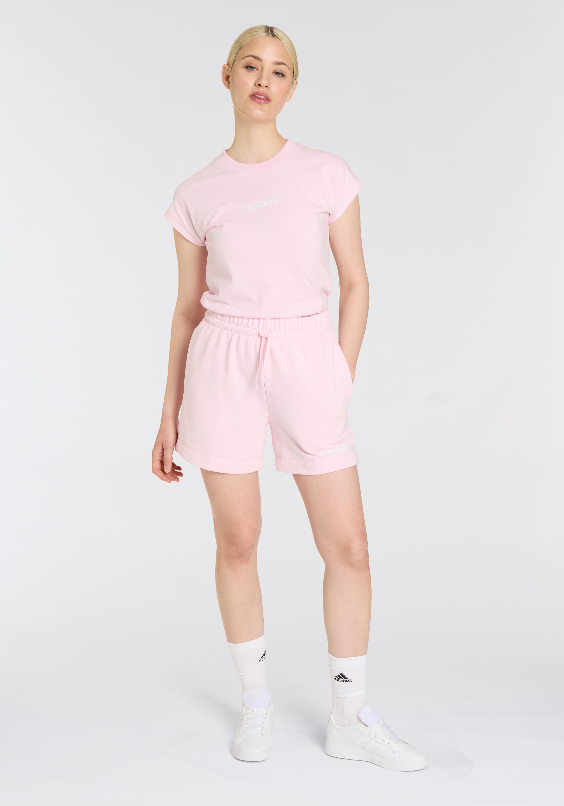 adidas Sportswear Shorts »W LIN FT SHO«, (1 tlg.)