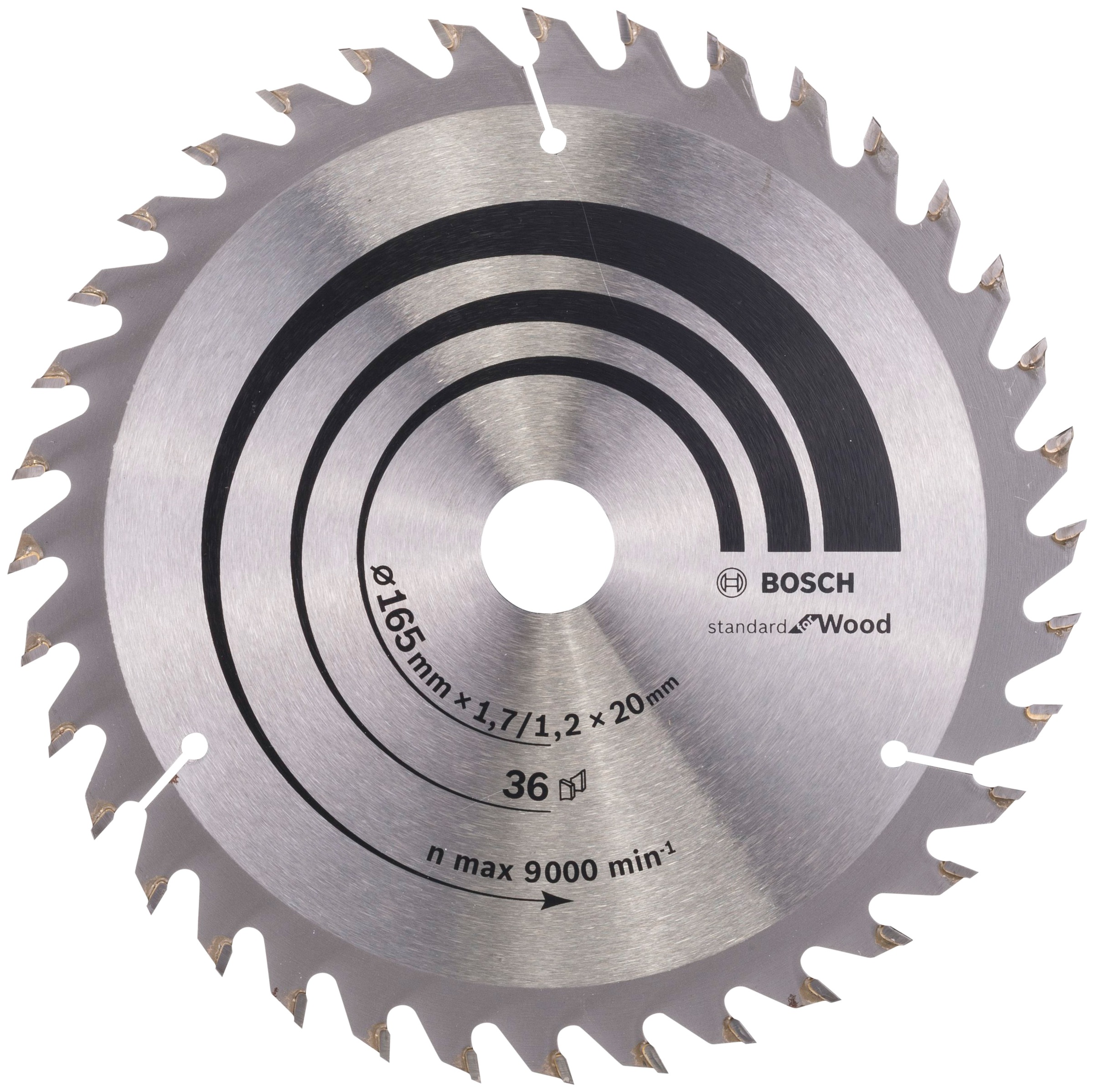 Bosch Professional Kreissägeblatt »Optiline Wood«, 165 x 20/16 x 1,7 mm
