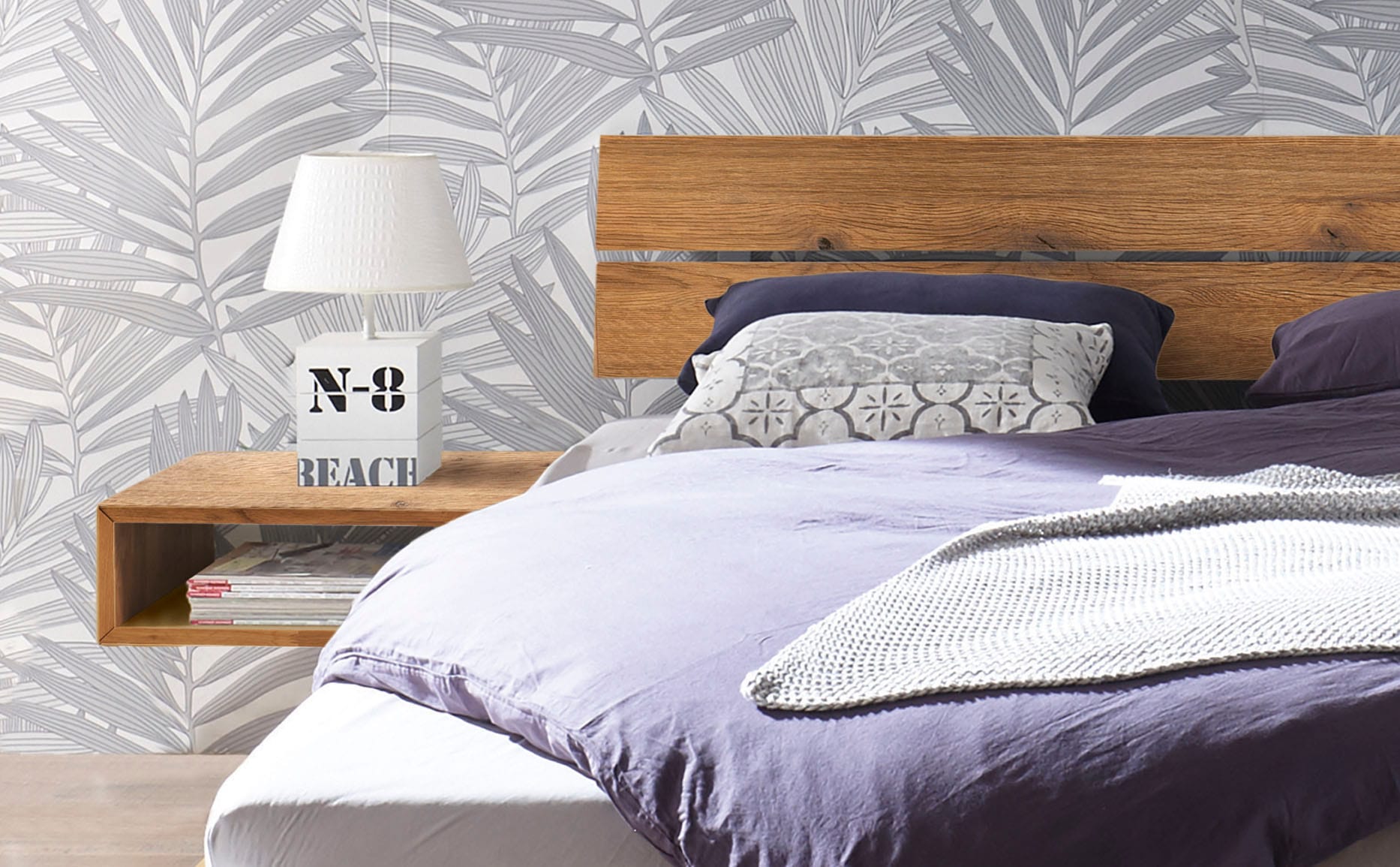 Hasena Holzbett »Prato« Fußhöhe 25 cm in braun, Größe Liegefläche B/L: 200 cm x 200 cm