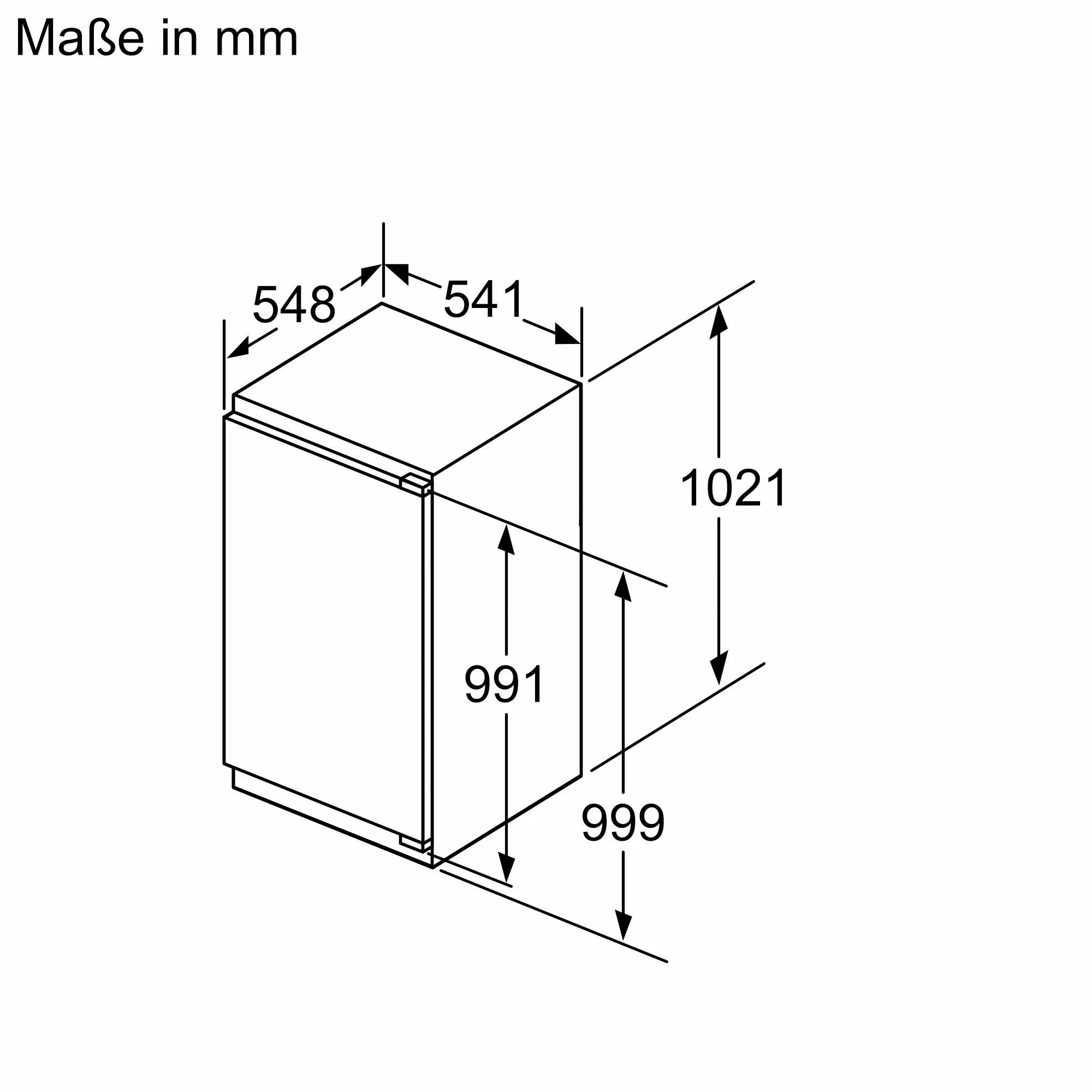 NEFF Einbaukühlschrank N 50 »KI2322FE0«, Fresh Safe: Schublade für flexible Lagerung von Obst & Gemüse