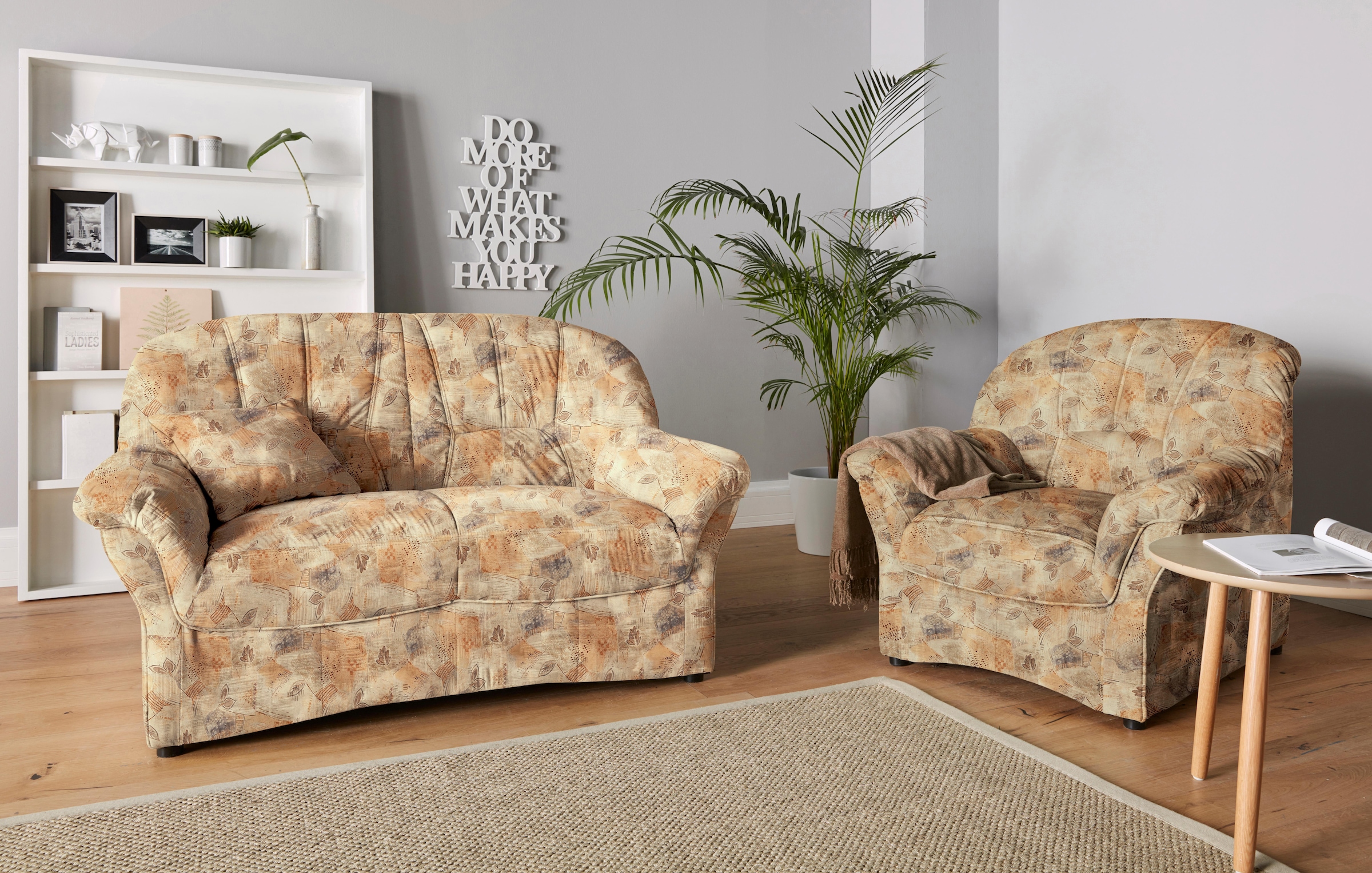 DOMO collection 3-Sitzer »Bahia, bequem und komfortabel, zeitloses & elegantes Sofa«, inklusive Federkern