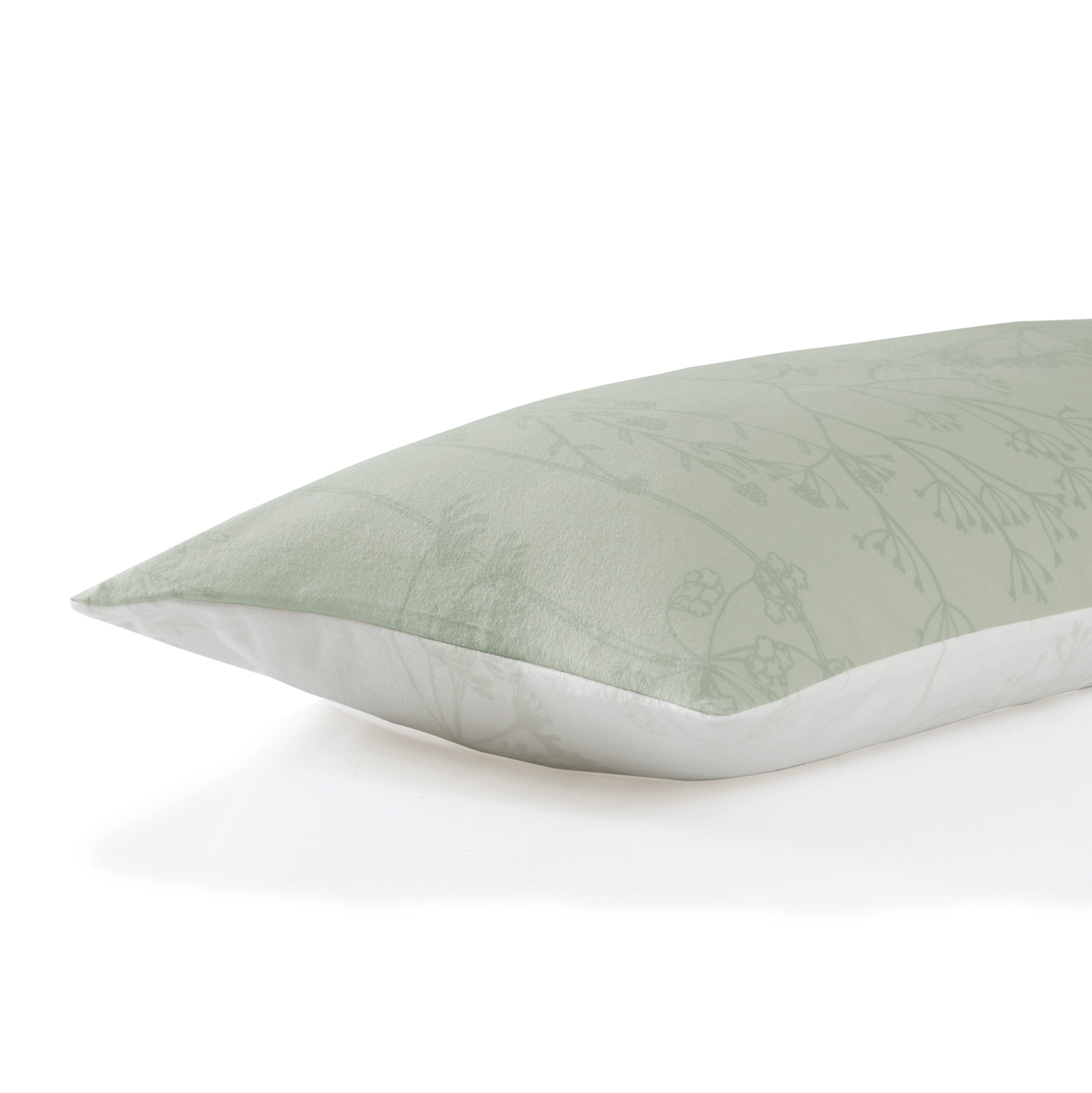 Florella Bettwäsche »»Isabel salbei « Flausch-Flanell,  100% Baumwolle«