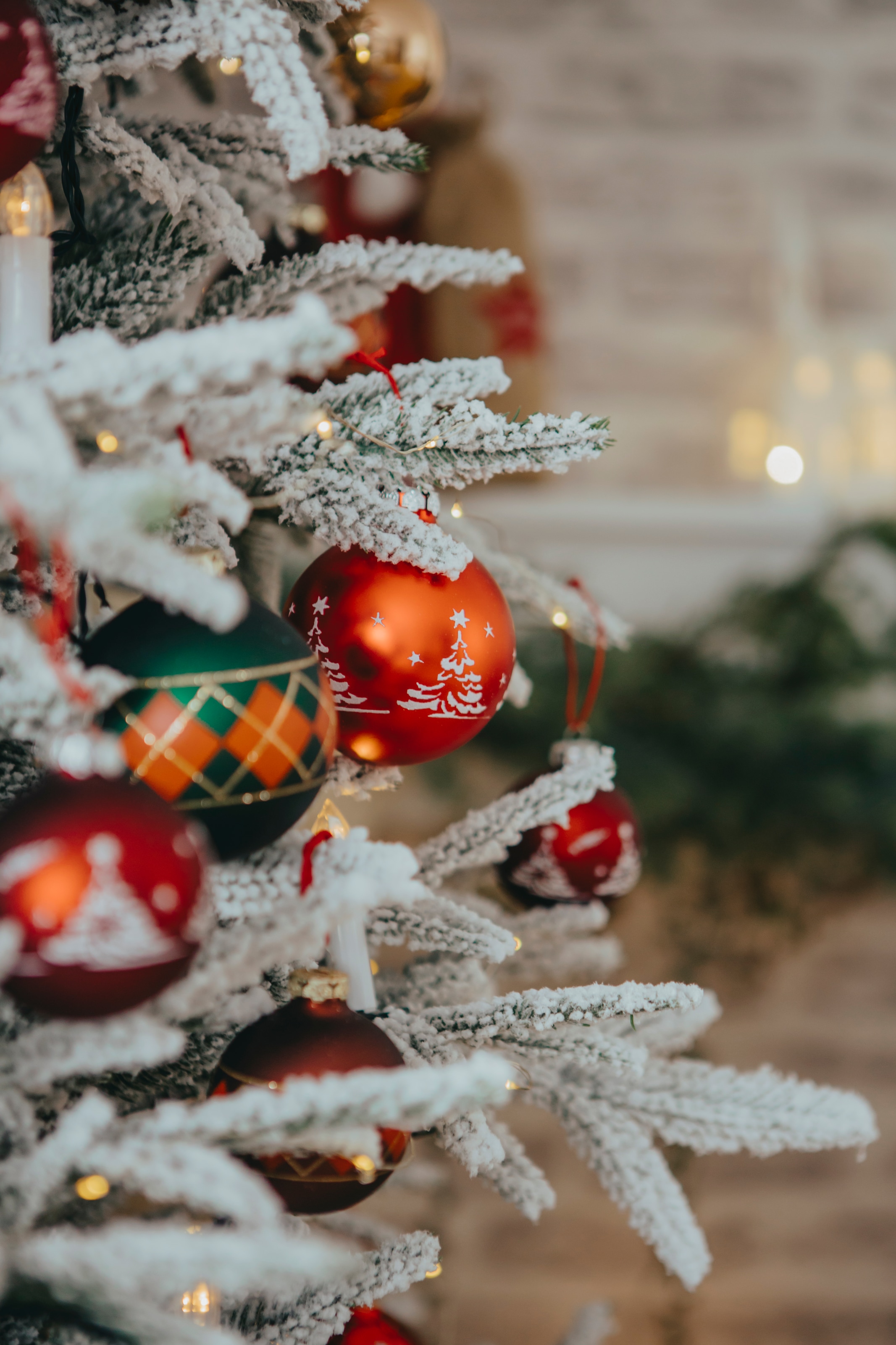 my home Weihnachtsbaumkugel »Advent, 30 Christbaumkugeln Glas«, bei handdekoriert mundgeblasen Christbaumschmuck, und (Set, kaufen Weihnachtsdeko OTTO St.), rot