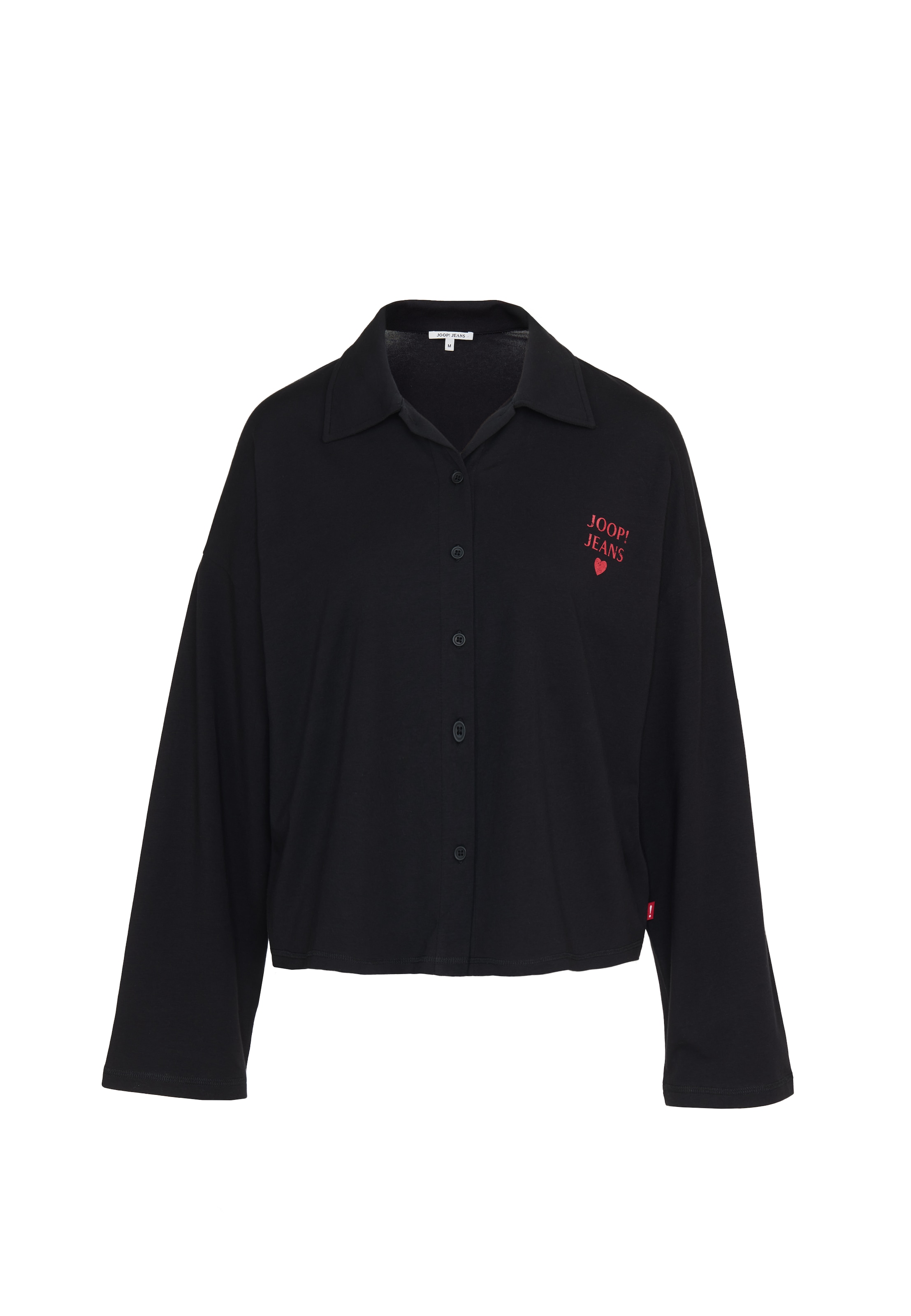 JOOP! Jeans Pyjamaoberteil »After Dark (JOOP! Jeans)«, Knopfleiste, Langarm, Logo-Print, Regular Fit