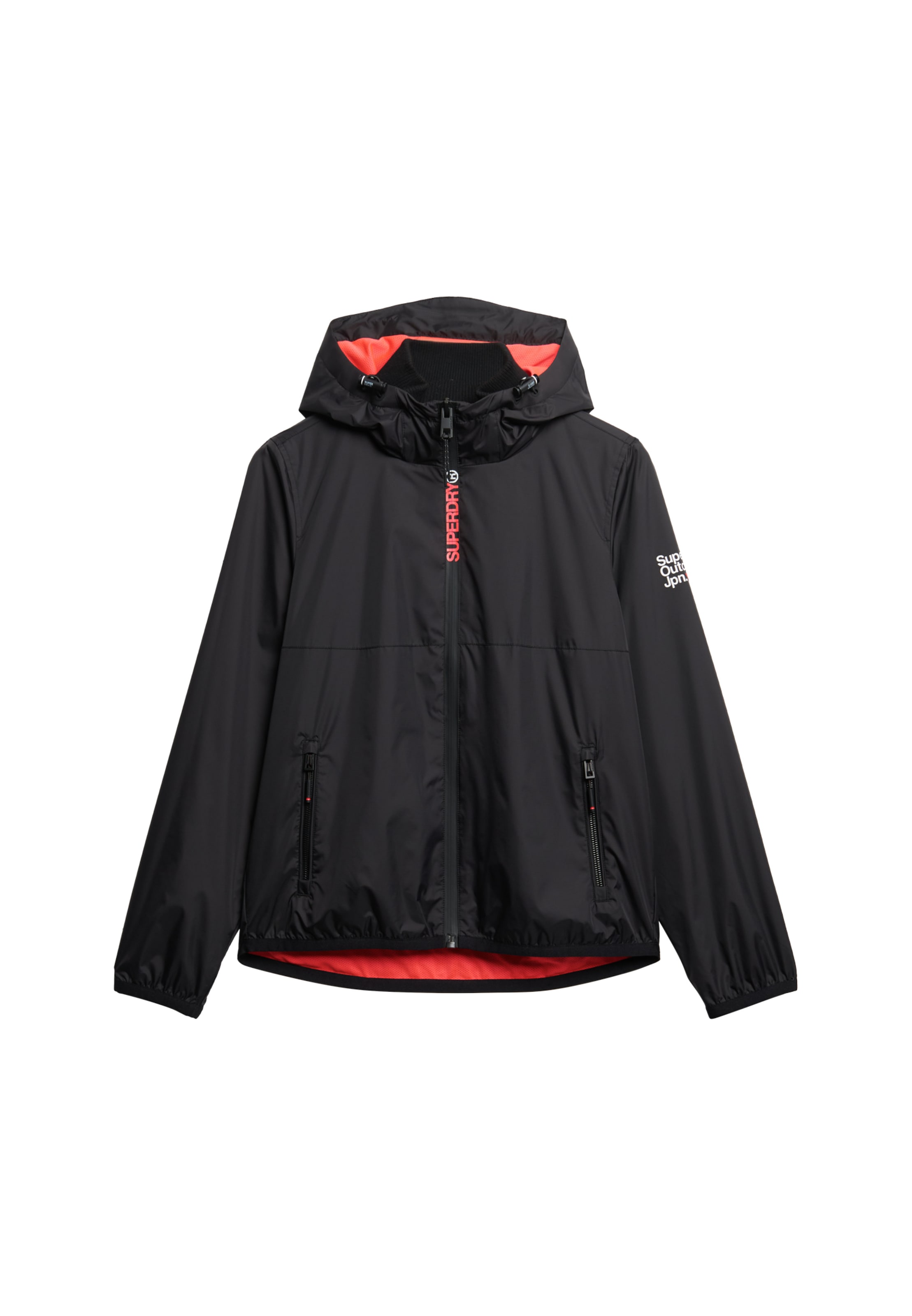 Superdry Outdoorjacke »HOODED LOGO WINDBREAKER JACKET«, mit Kapuze