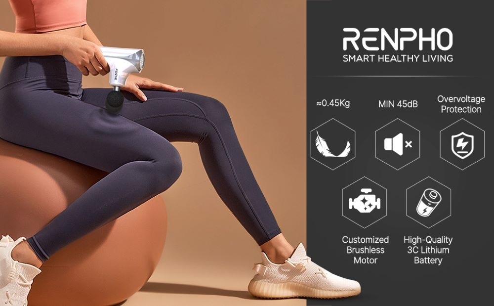 Renpho Massagegerät »Mini Massage Pistole«, Starke Wirkung, tragbare Erleichterung