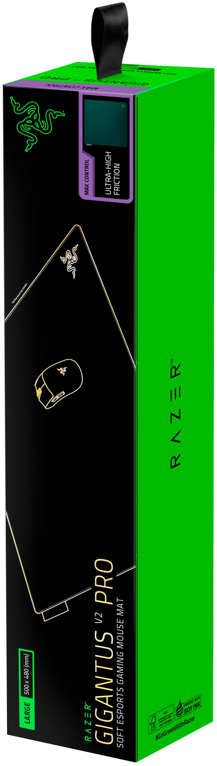 RAZER Gaming Mauspad »Gigantus V2 Pro - Max Control« Large 500 x 480 mm